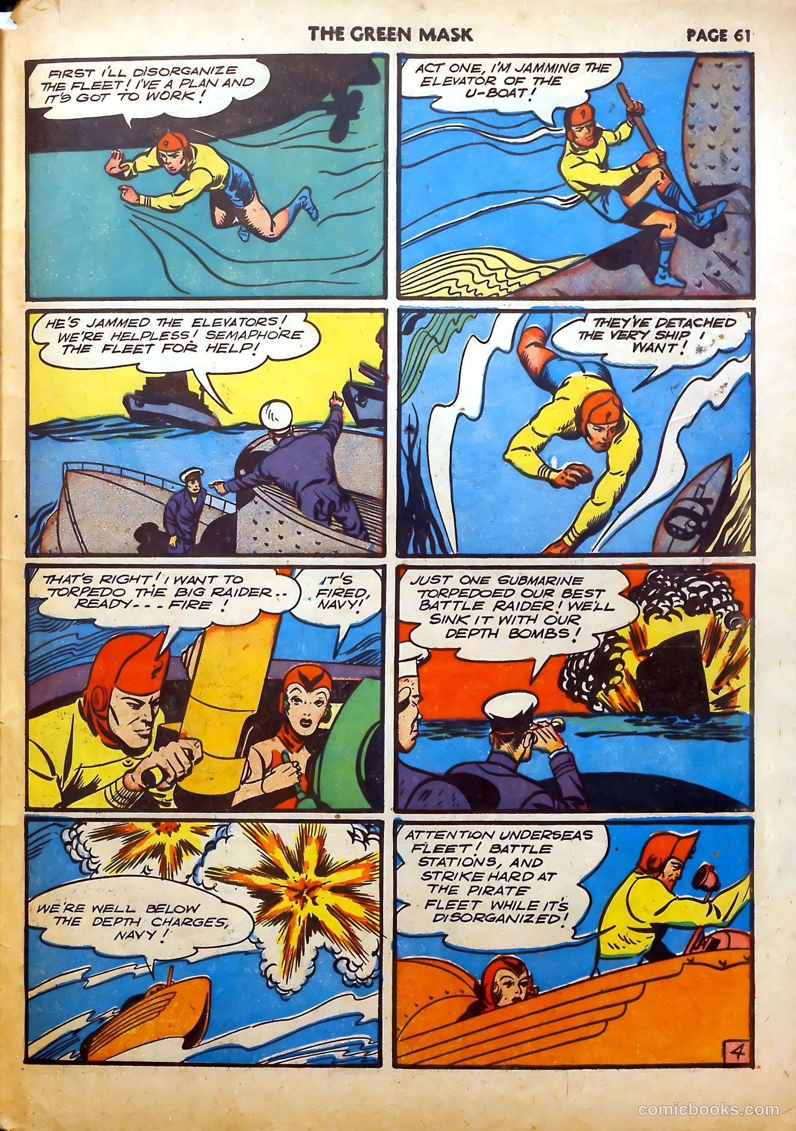 The Green Mask #5 — page 61 of 66