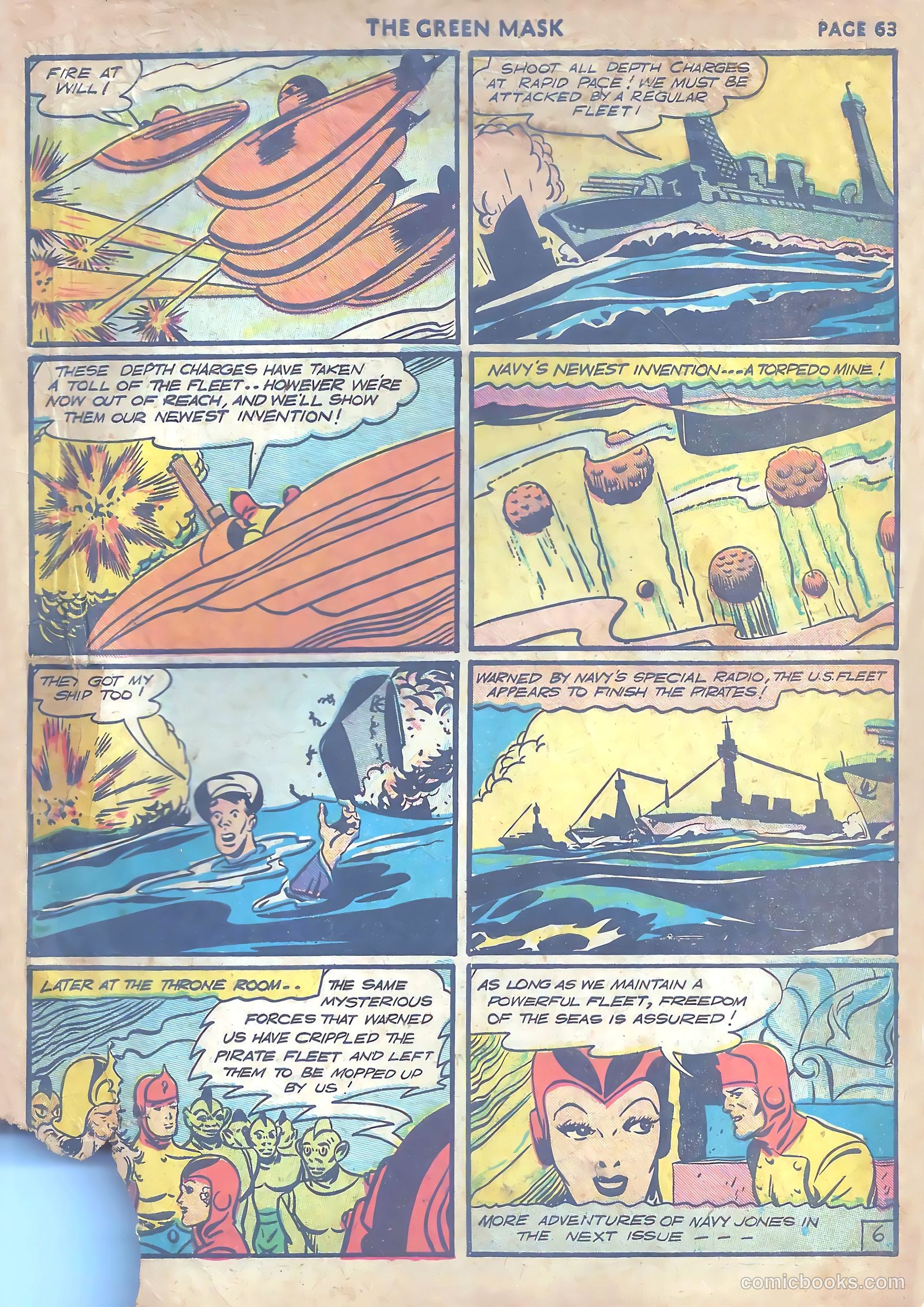 The Green Mask #5 — page 63 of 66