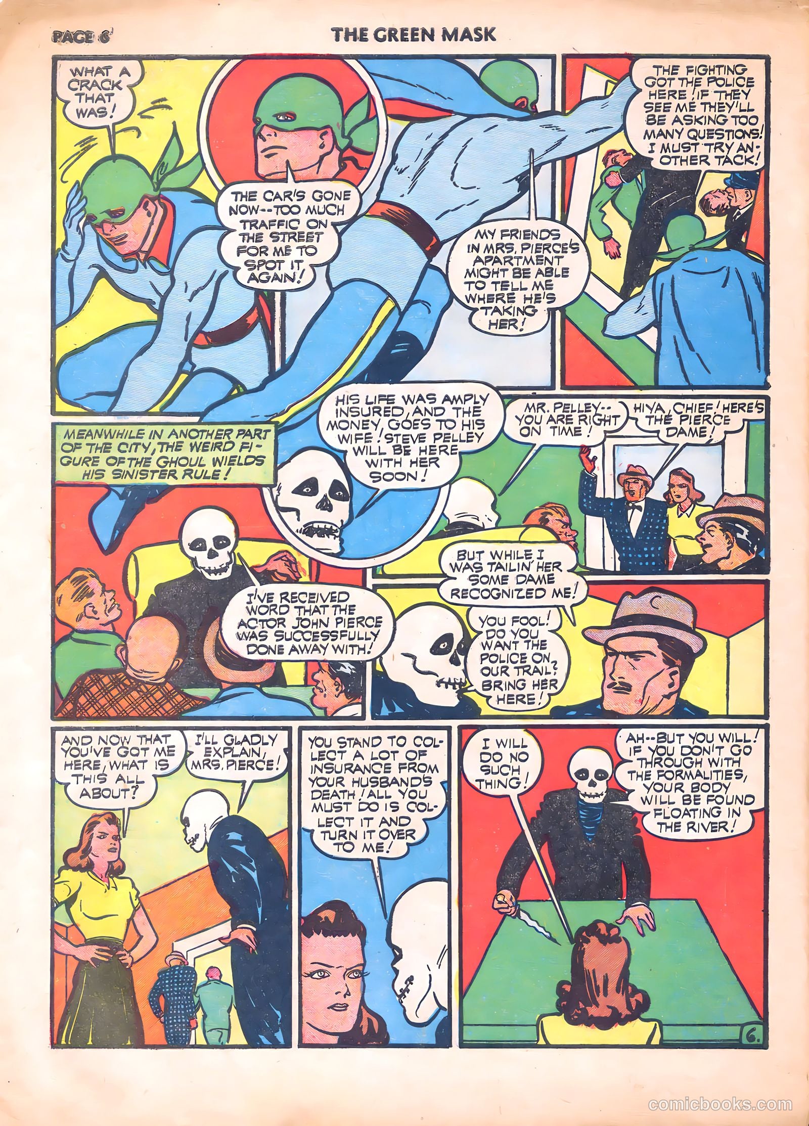 The Green Mask #7 — page 9 of 68
