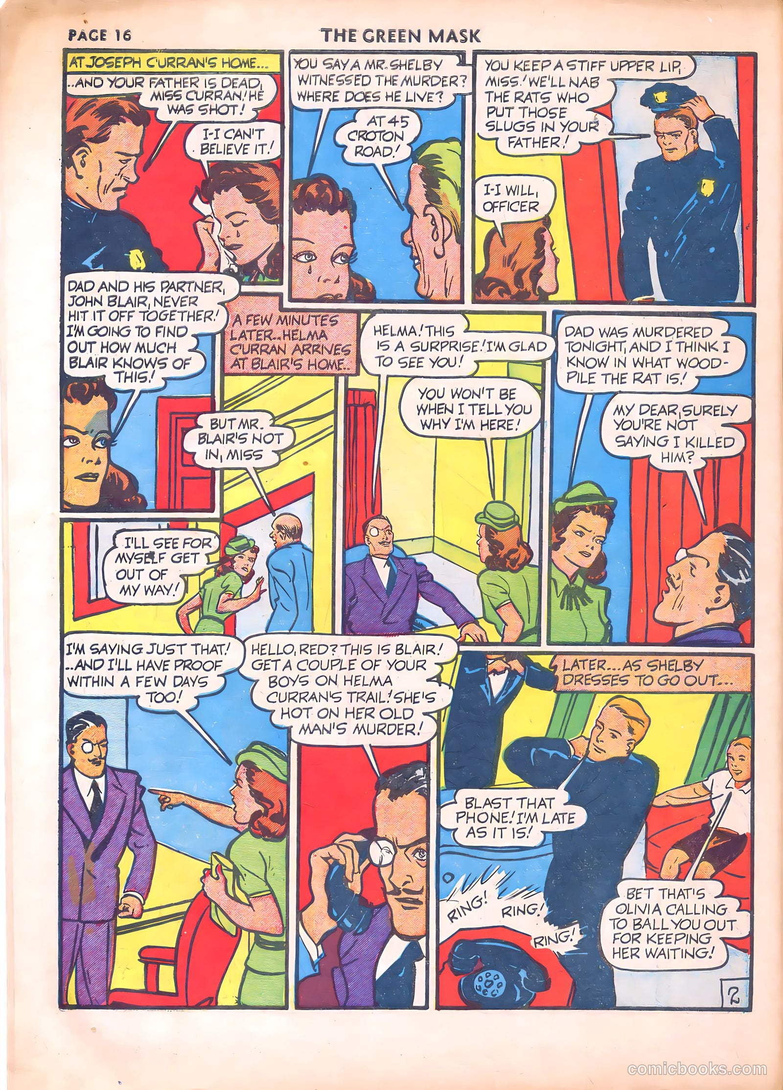 The Green Mask #7 — page 19 of 68