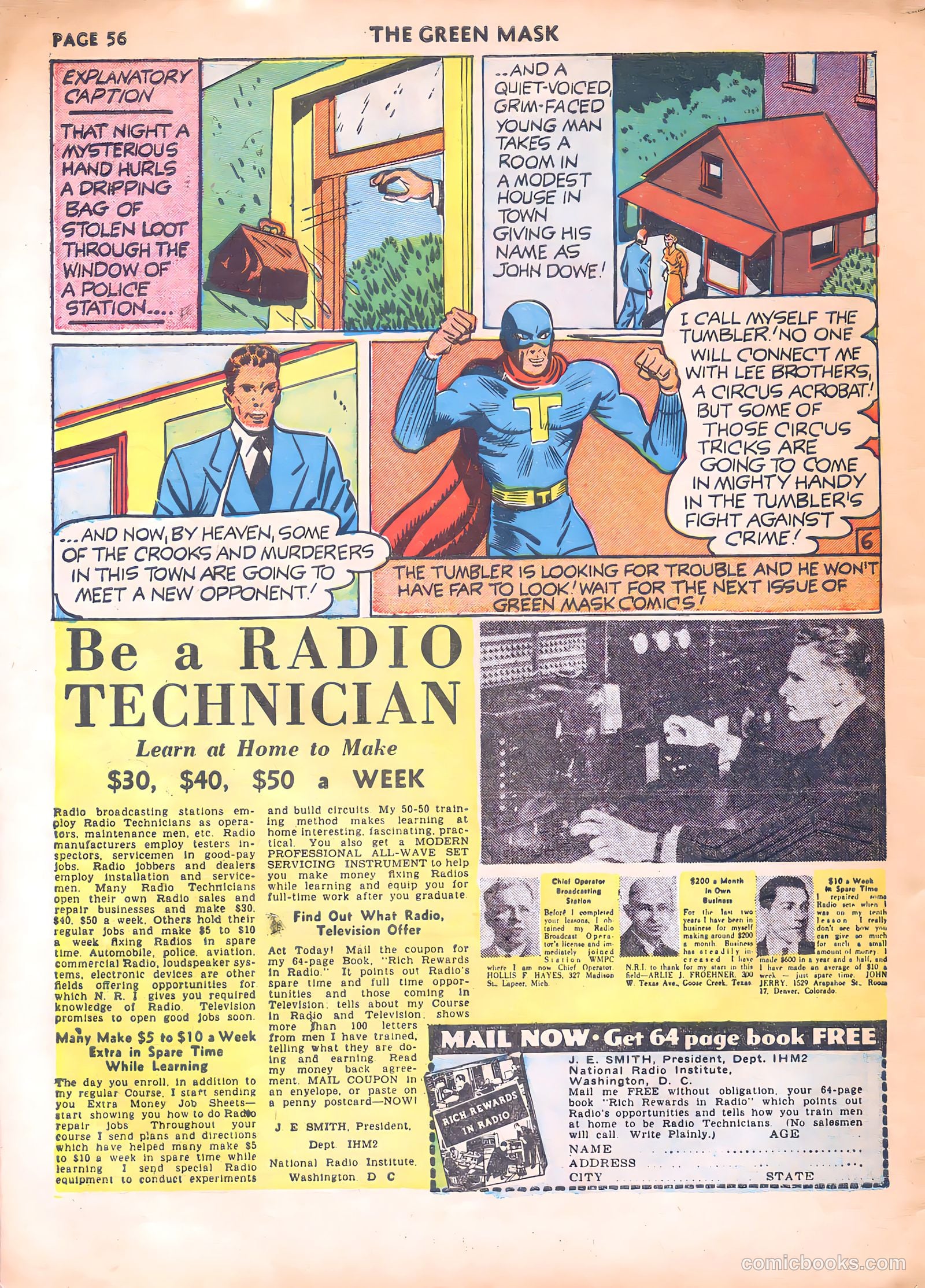 The Green Mask #7 — page 58 of 68