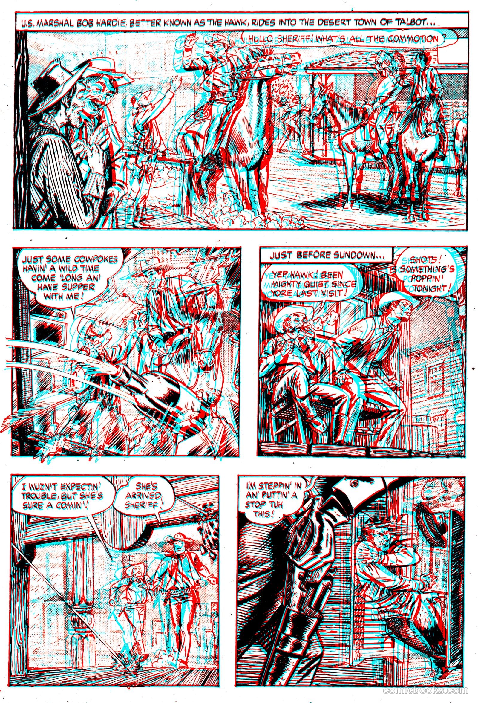 The Hawk 3-D #1 — page 4 of 36