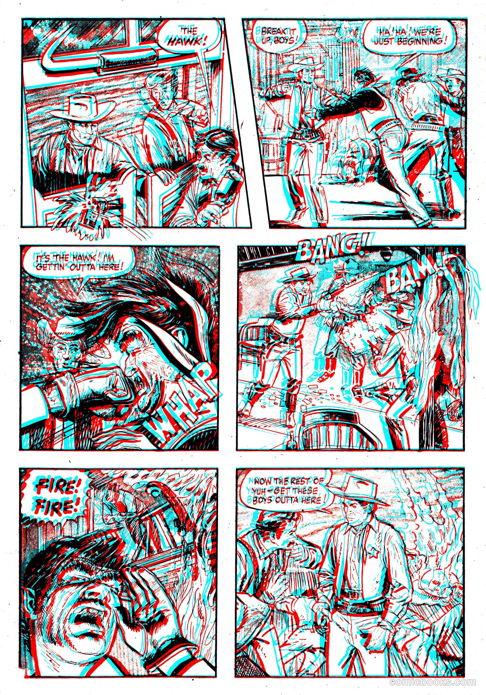 The Hawk 3-D #1 — page 5 of 36