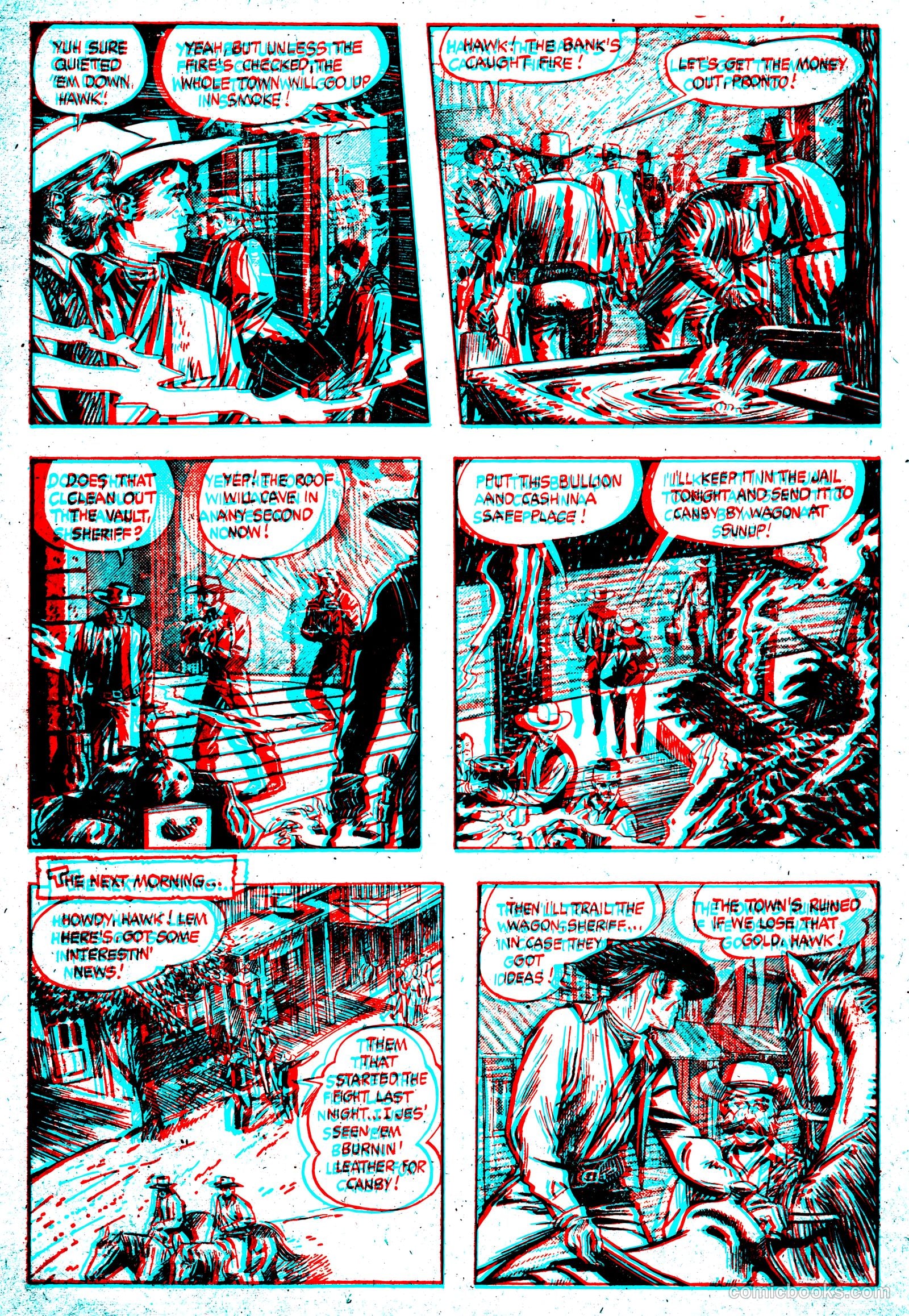 The Hawk 3-D #1 — page 6 of 36