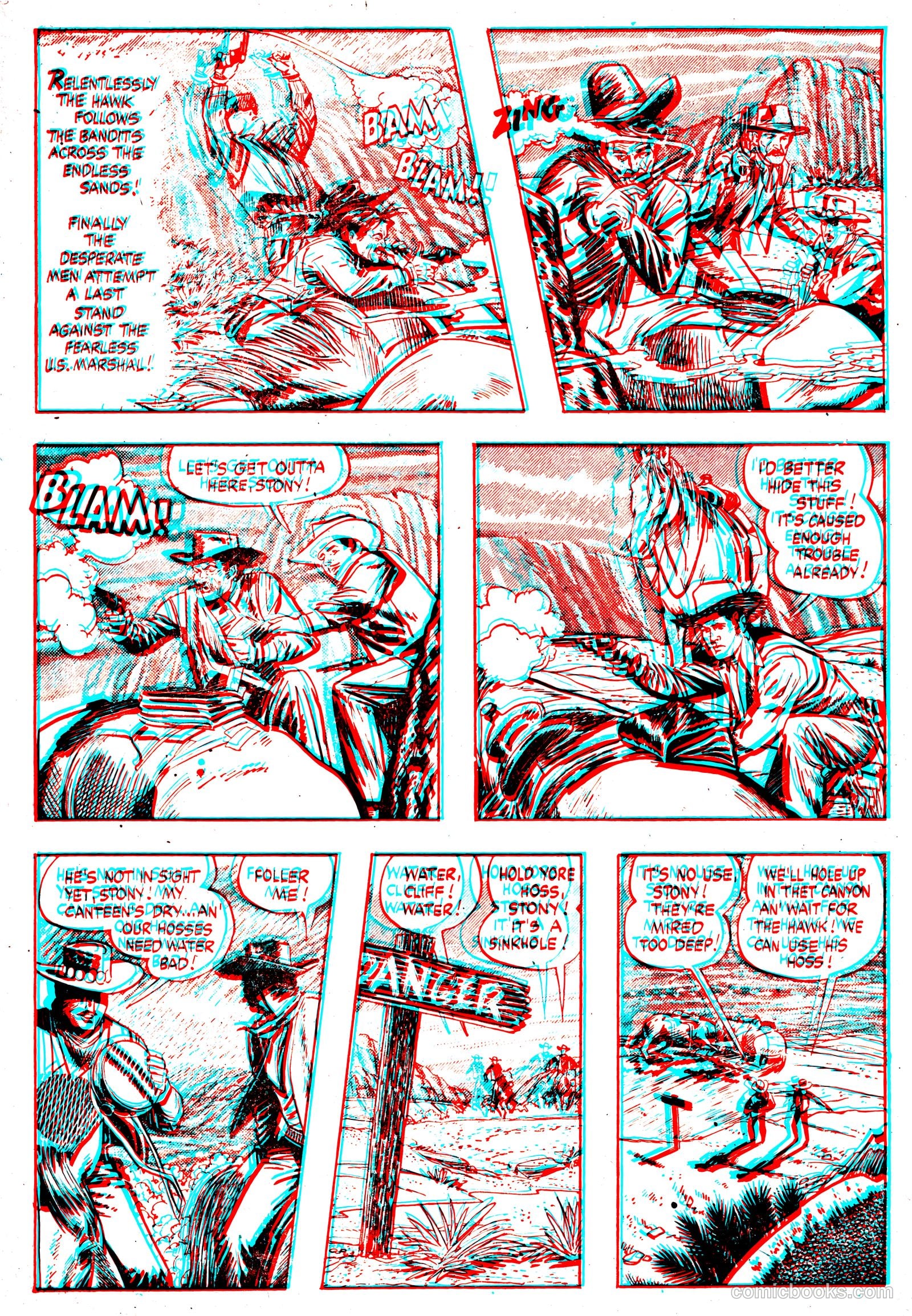 The Hawk 3-D #1 — page 8 of 36