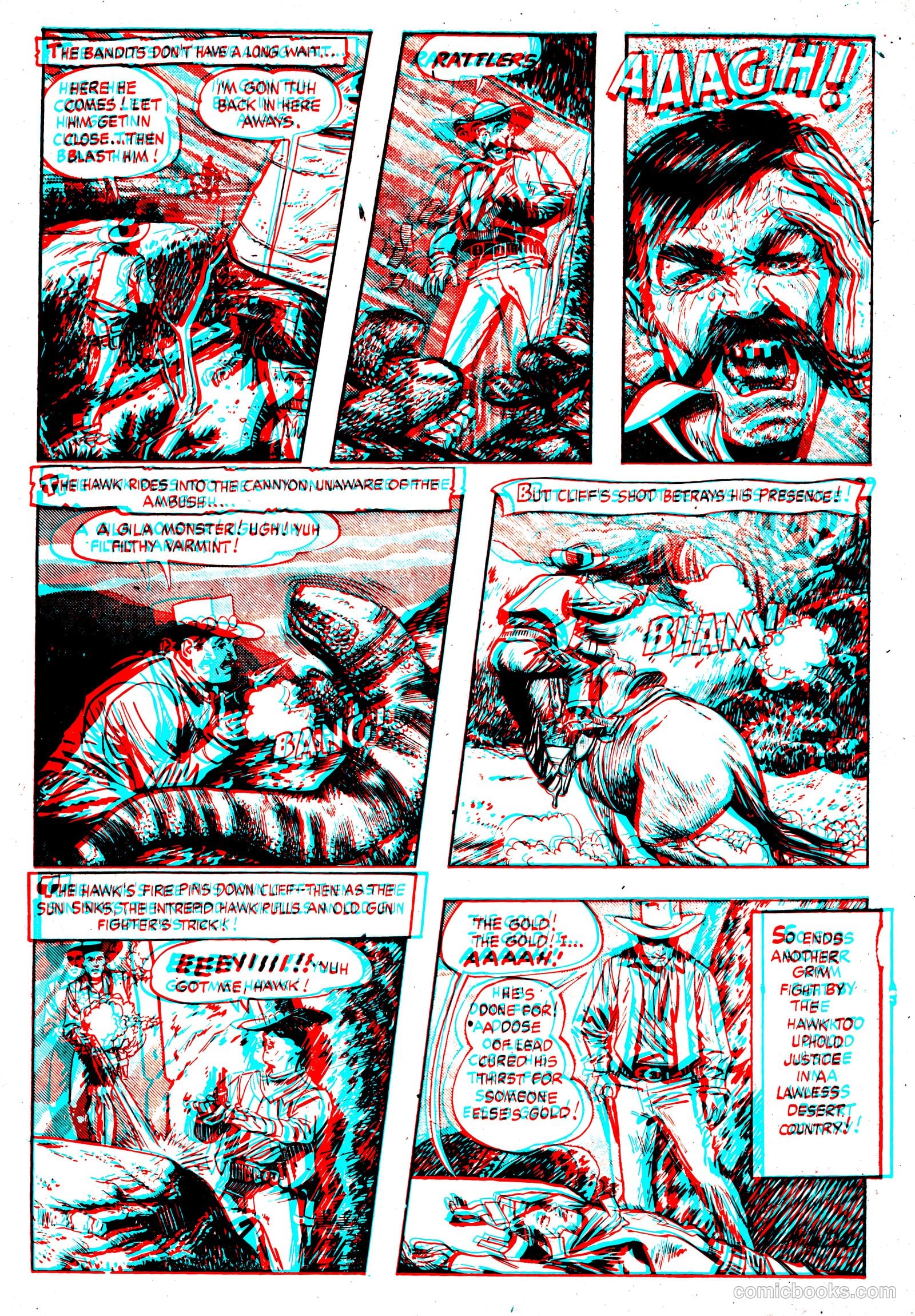The Hawk 3-D #1 — page 9 of 36