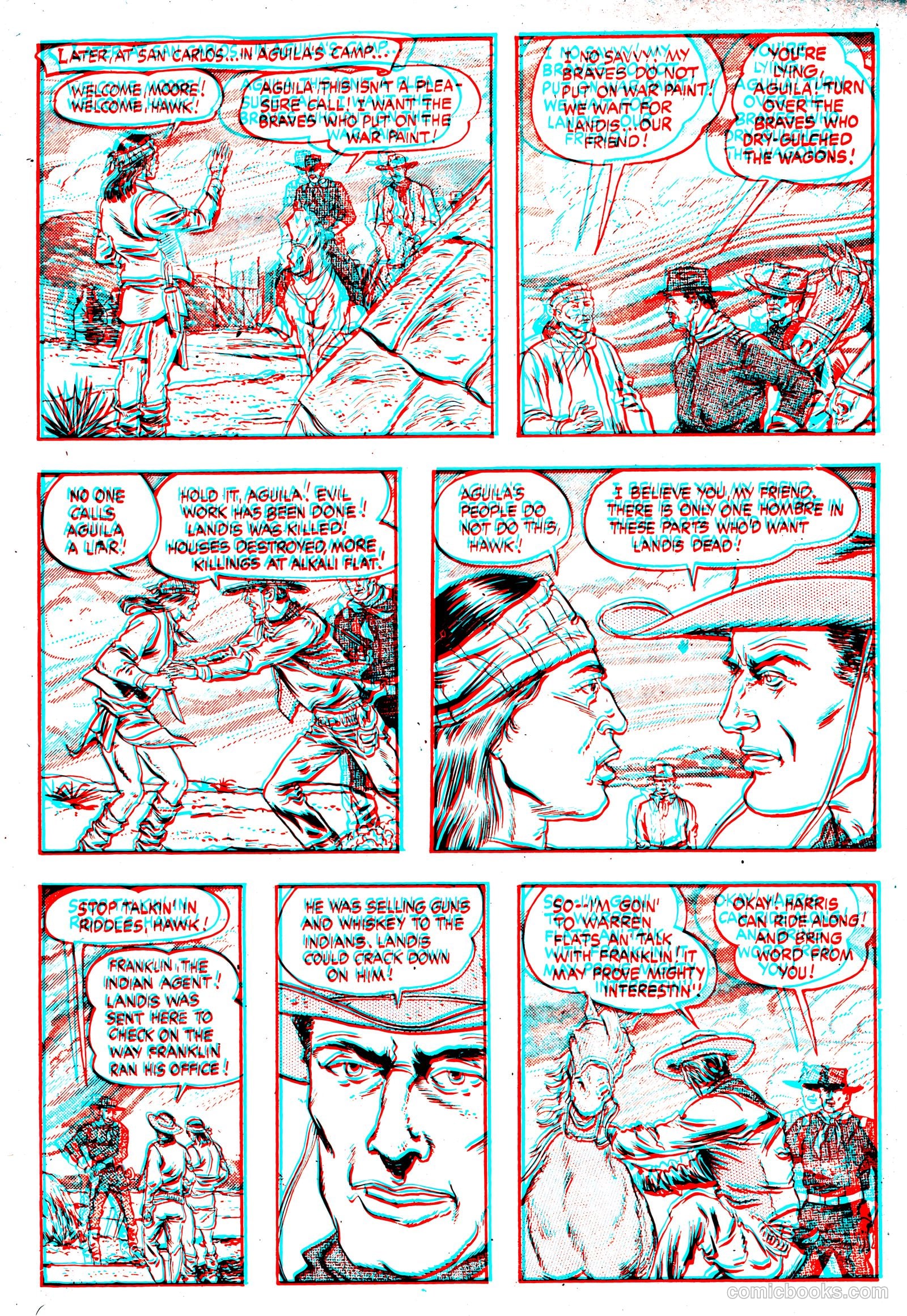 The Hawk 3-D #1 — page 29 of 36