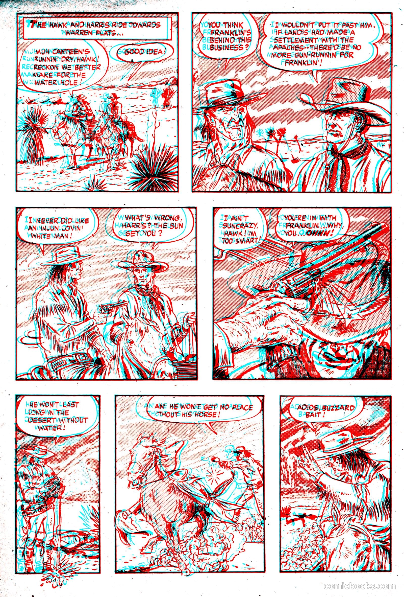 The Hawk 3-D #1 — page 30 of 36