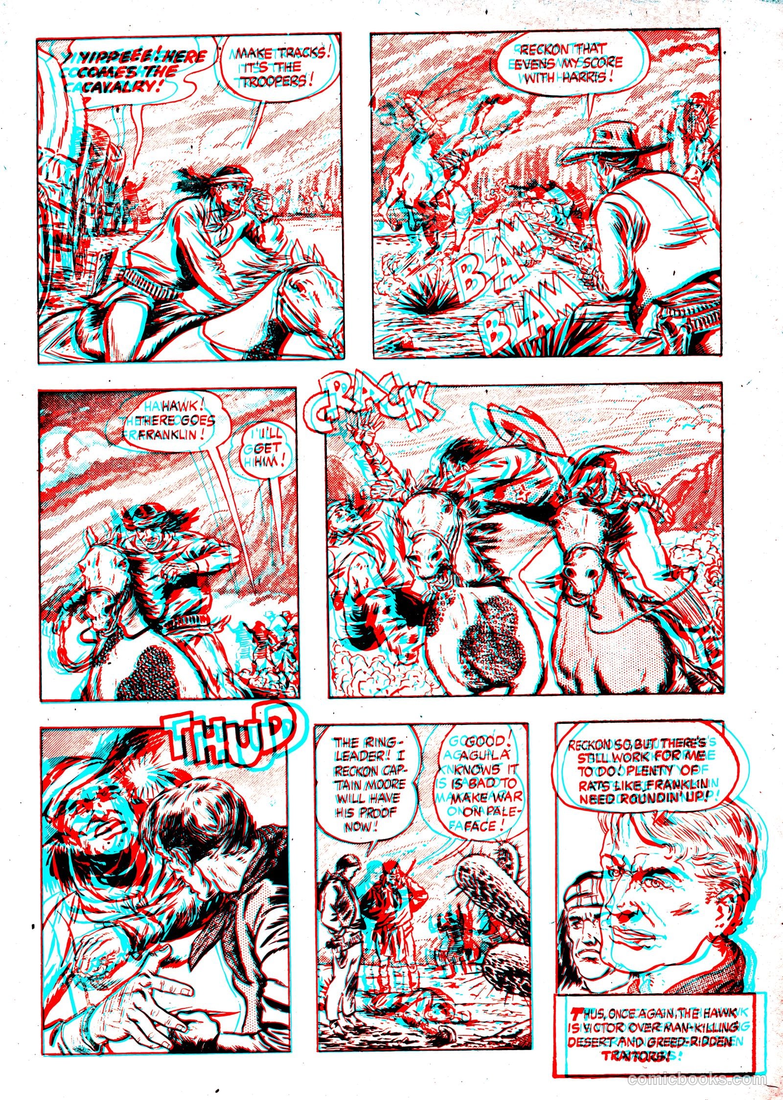 The Hawk 3-D #1 — page 33 of 36