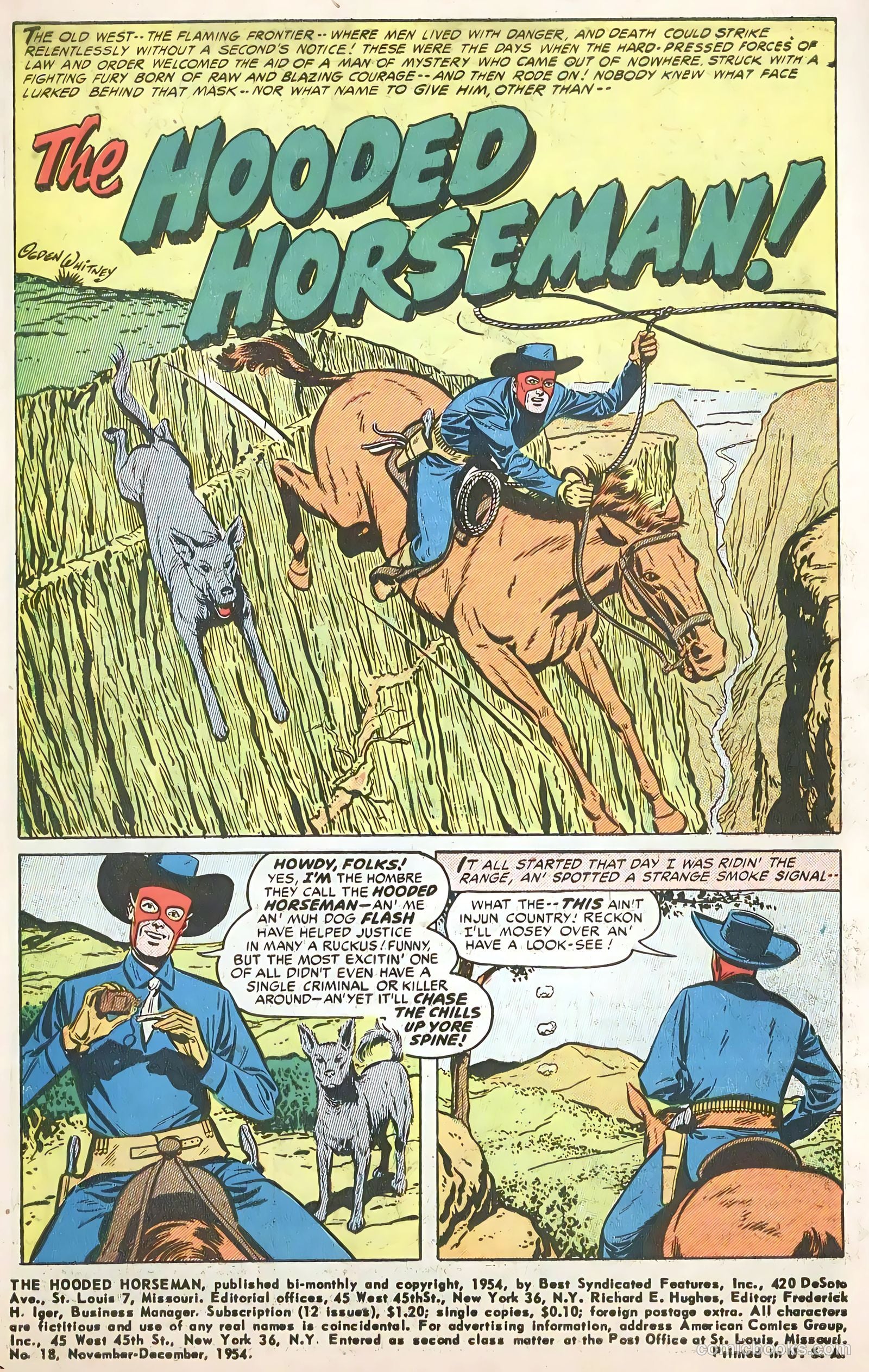 The Hooded Horseman #18 — page 3 of 36