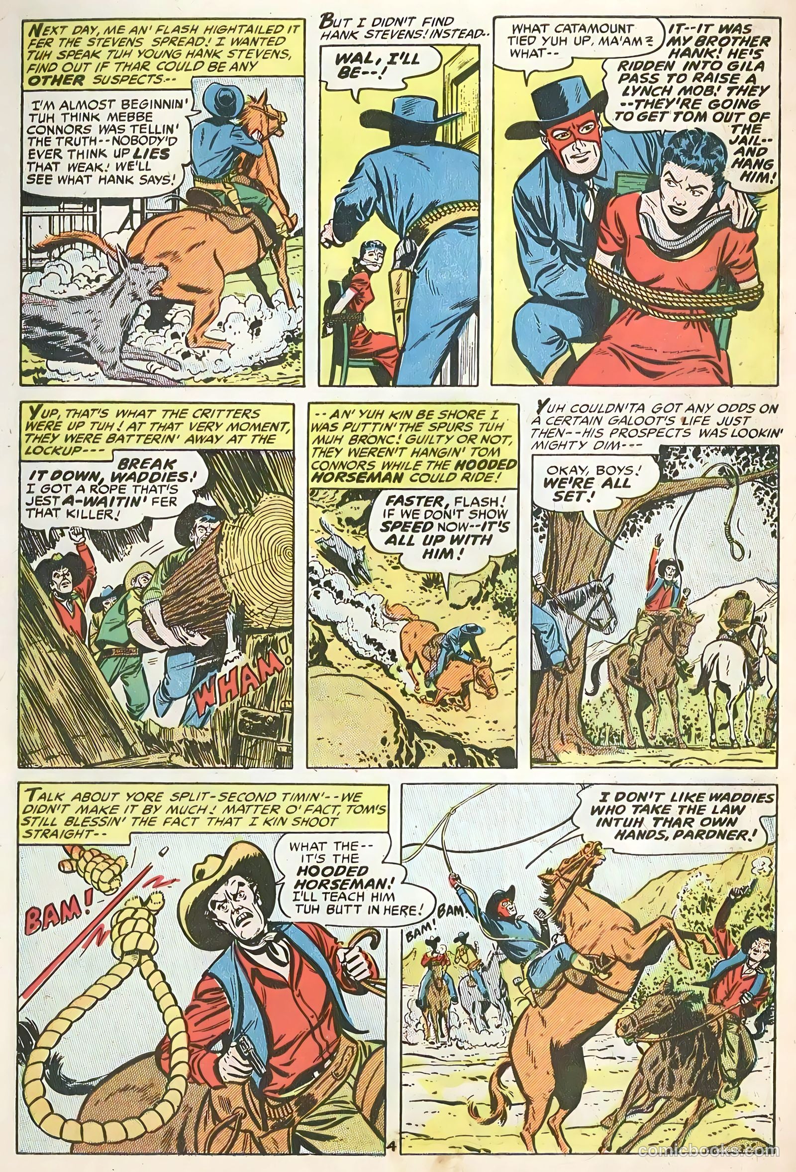 The Hooded Horseman #18 — page 6 of 36