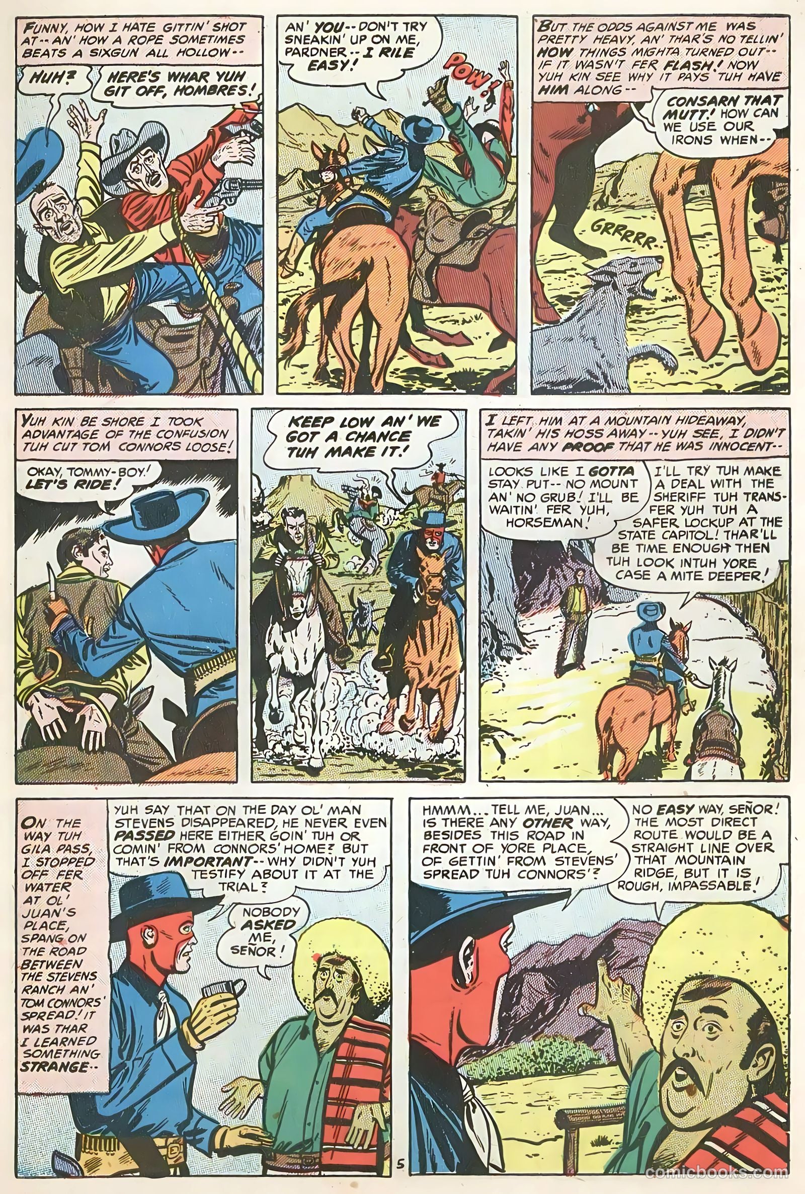 The Hooded Horseman #18 — page 7 of 36