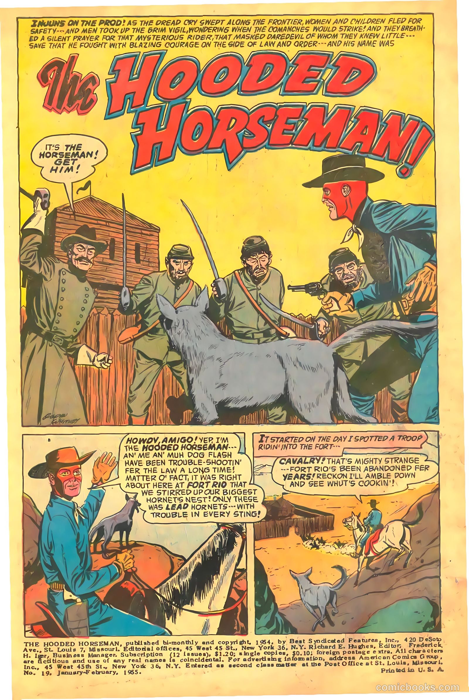 The Hooded Horseman #19 — page 3 of 36