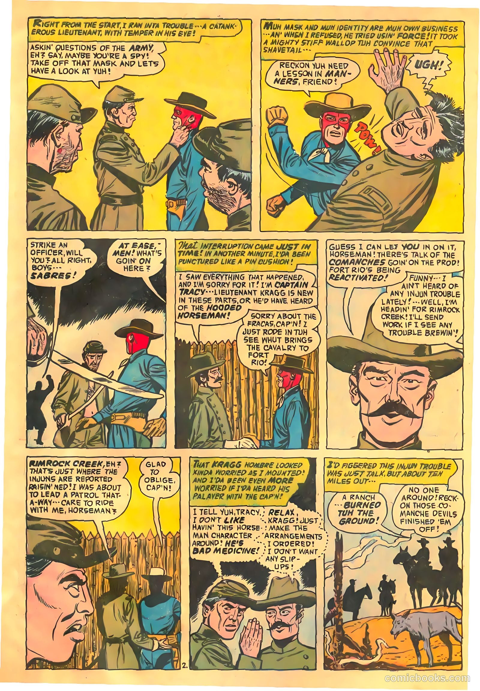 The Hooded Horseman #19 — page 4 of 36