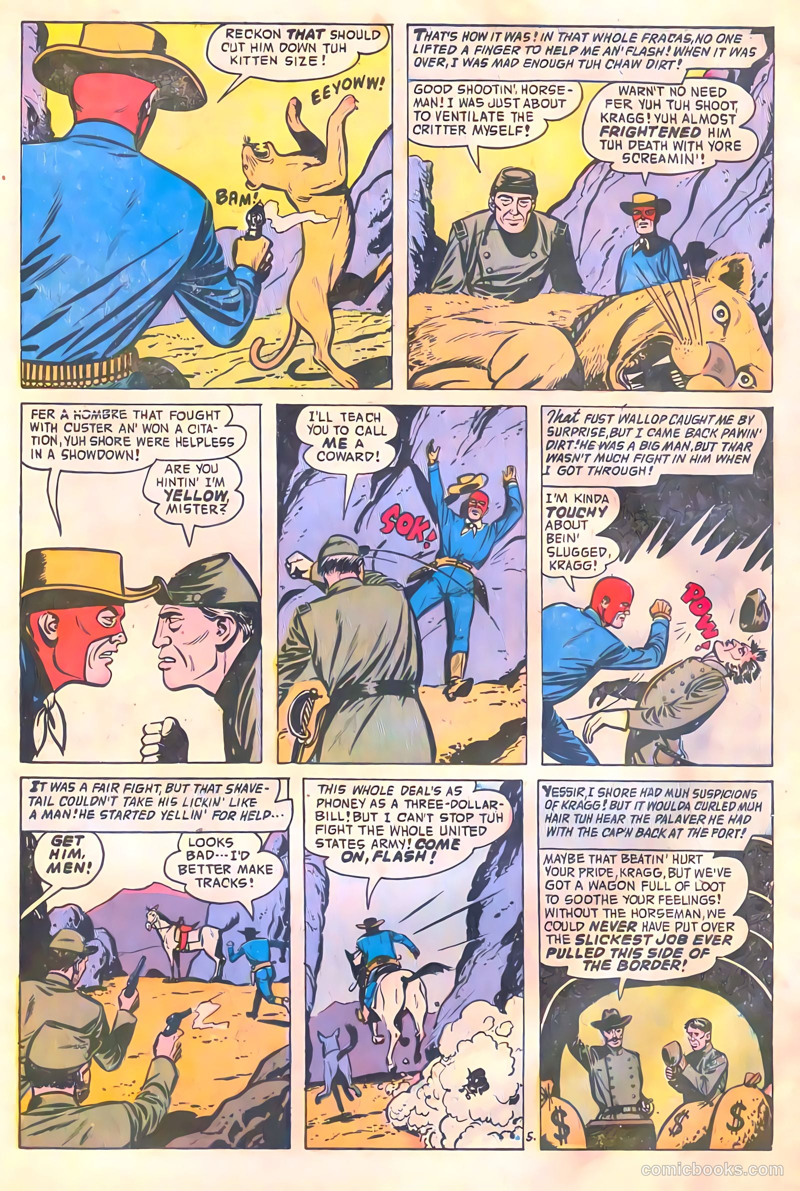 The Hooded Horseman #19 — page 7 of 36