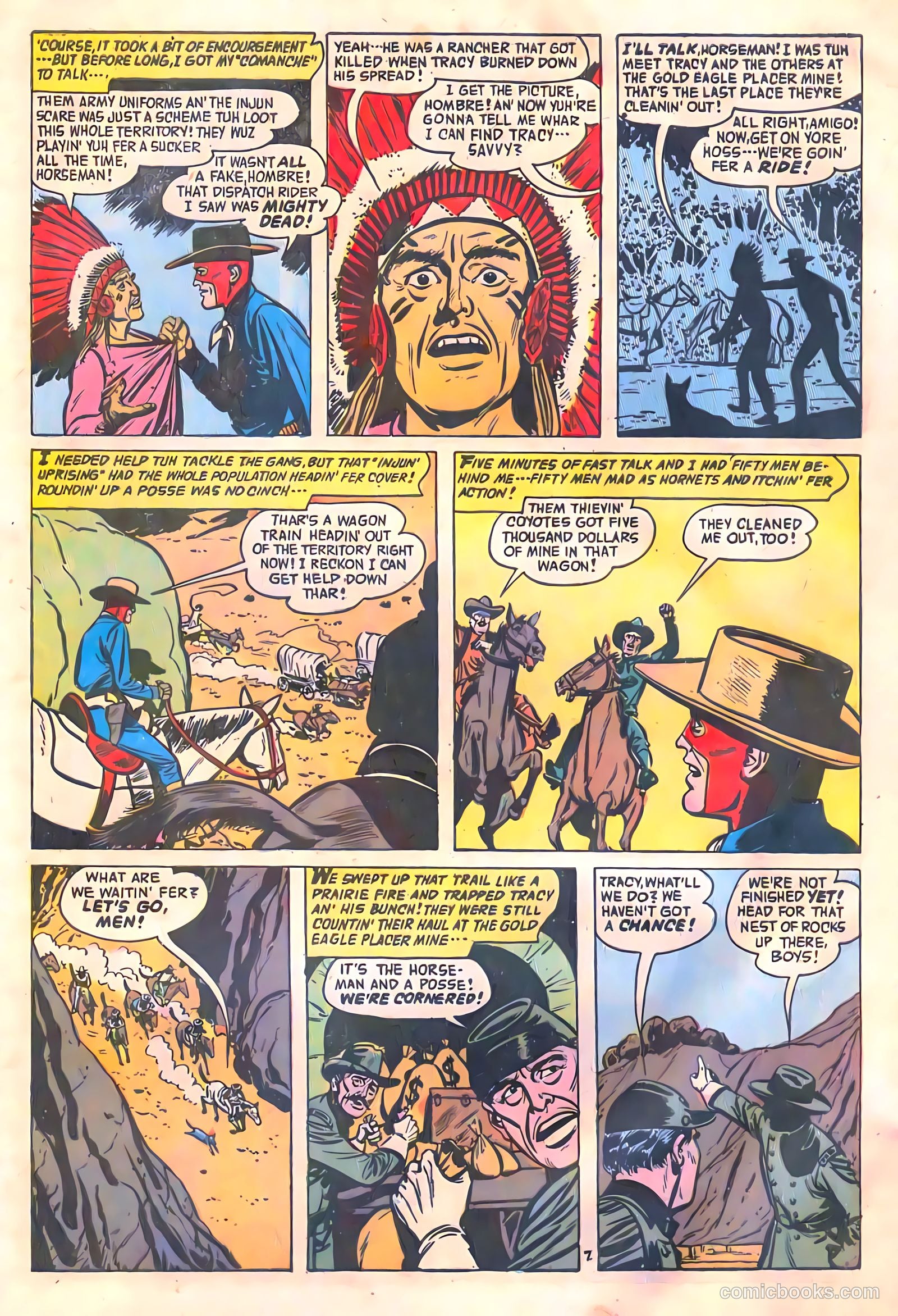 The Hooded Horseman #19 — page 9 of 36
