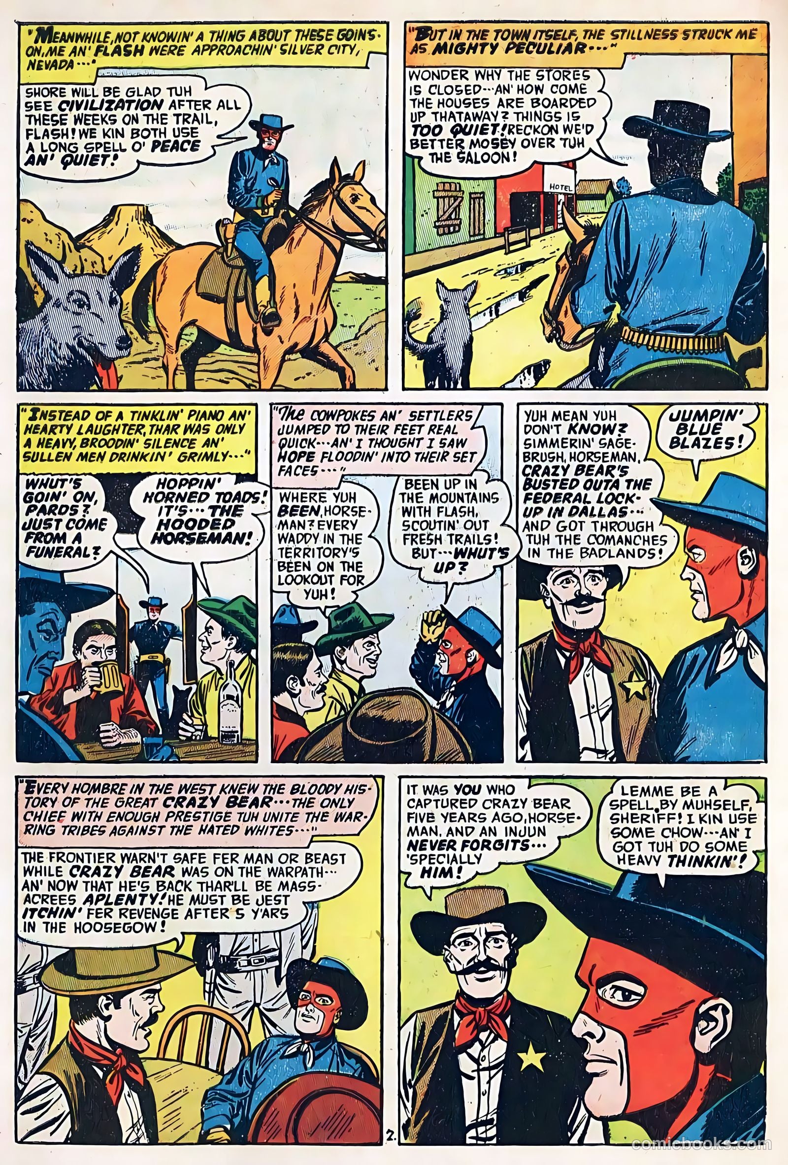 The Hooded Horseman #20 — page 4 of 36