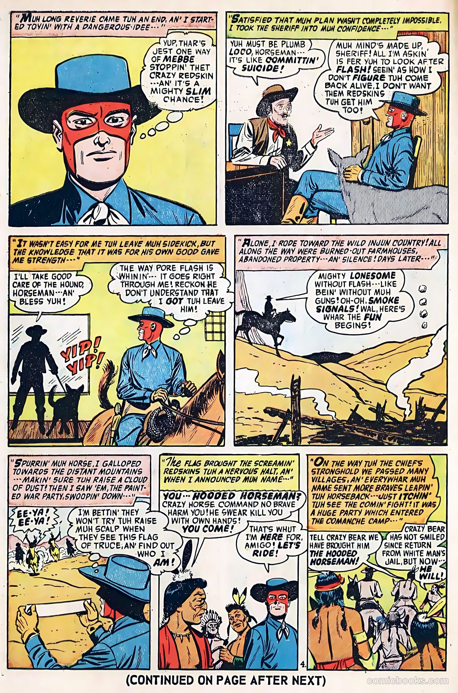 The Hooded Horseman #20 — page 6 of 36