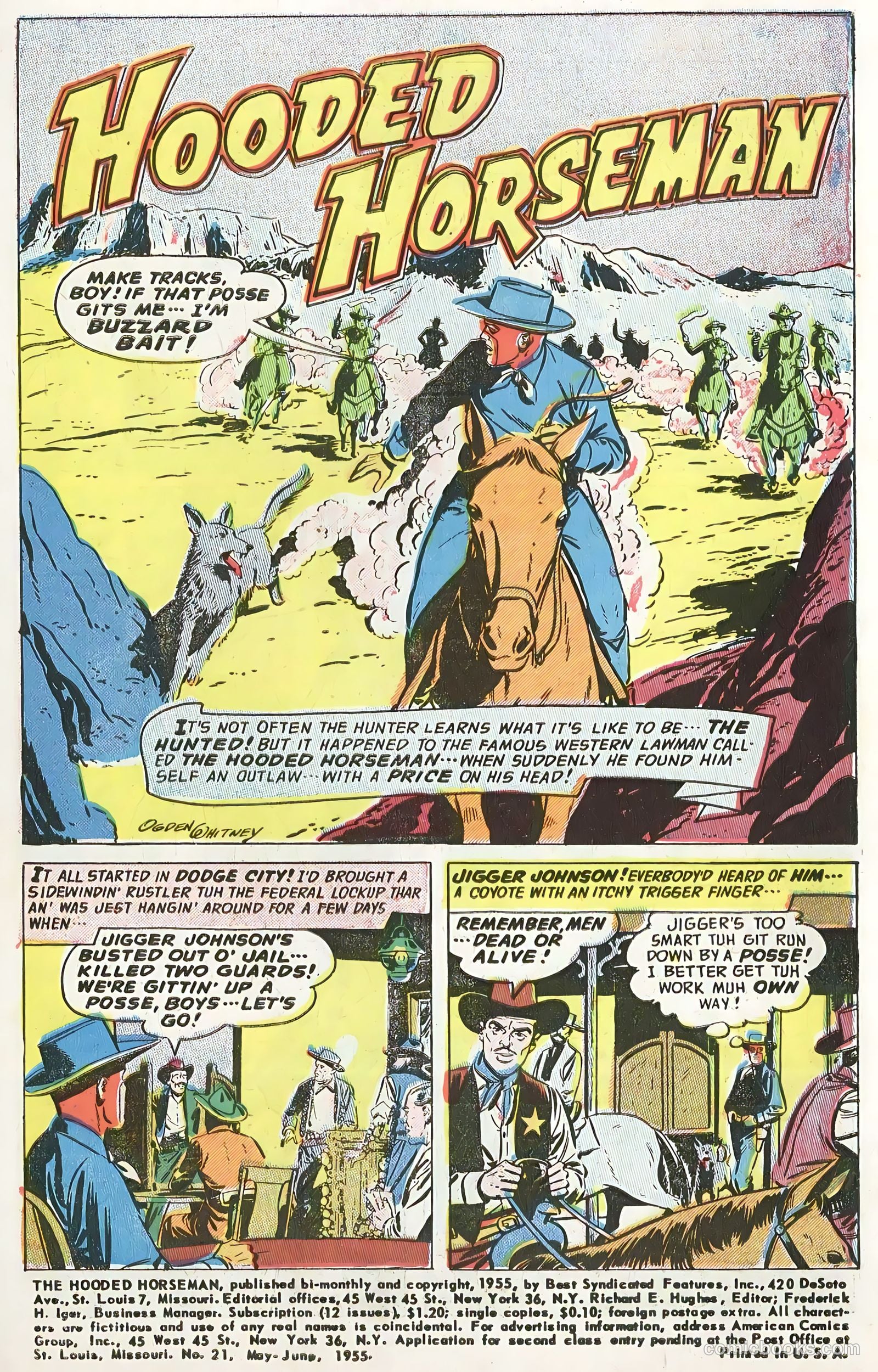 The Hooded Horseman #21 — page 3 of 36
