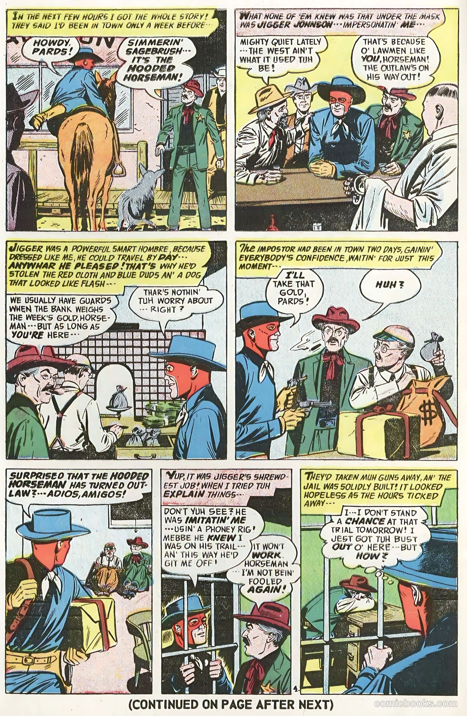 The Hooded Horseman #21 — page 6 of 36