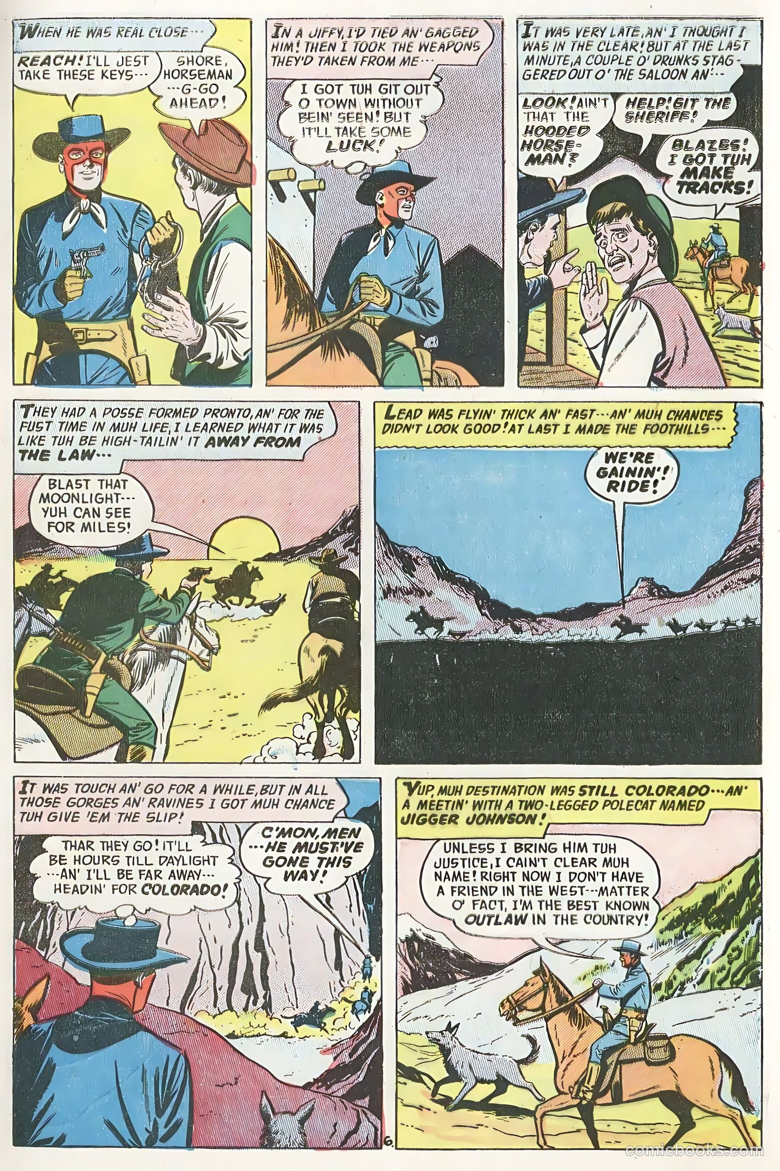 The Hooded Horseman #21 — page 9 of 36