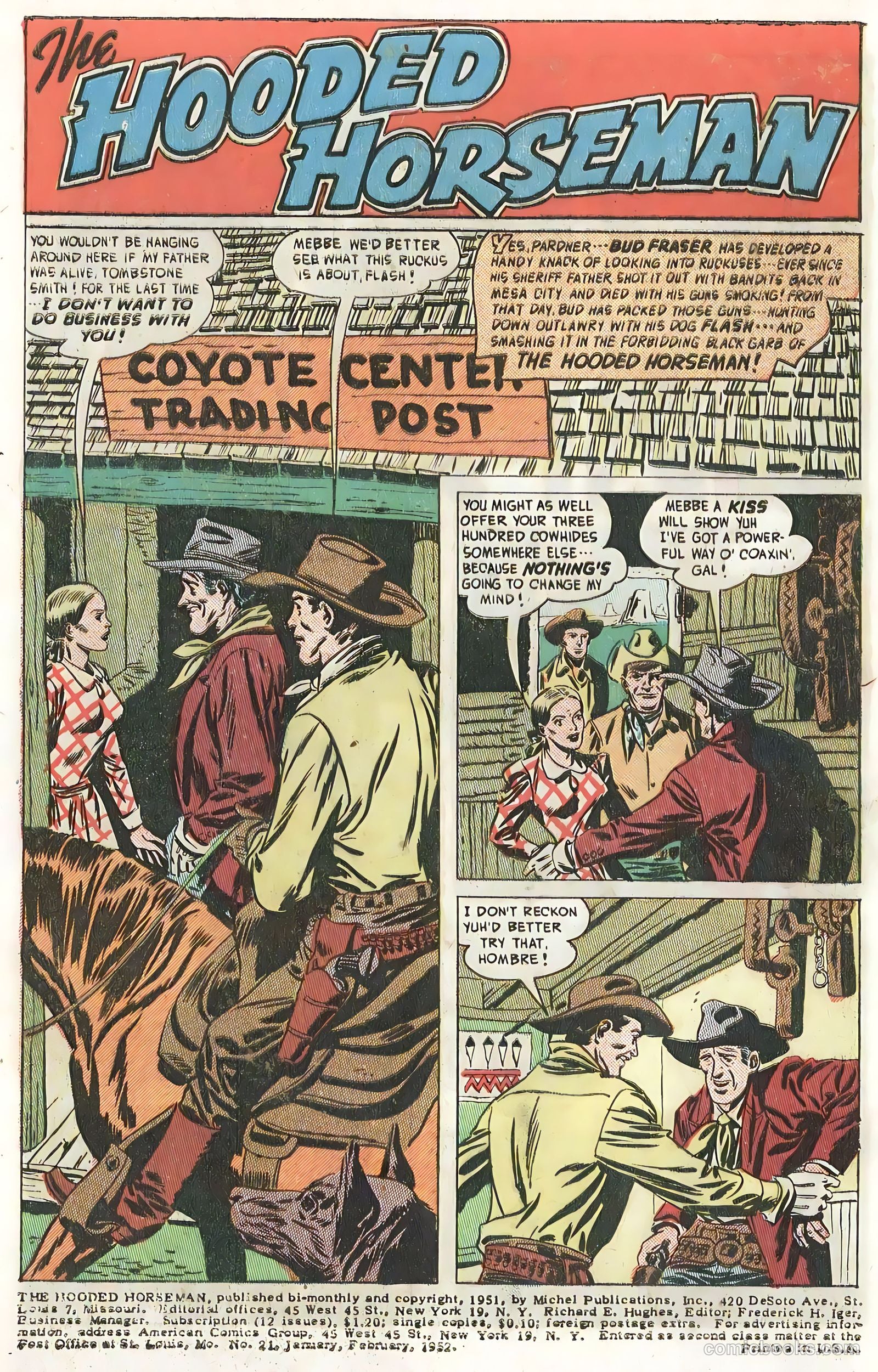 The Hooded Horseman #21 — page 3 of 36