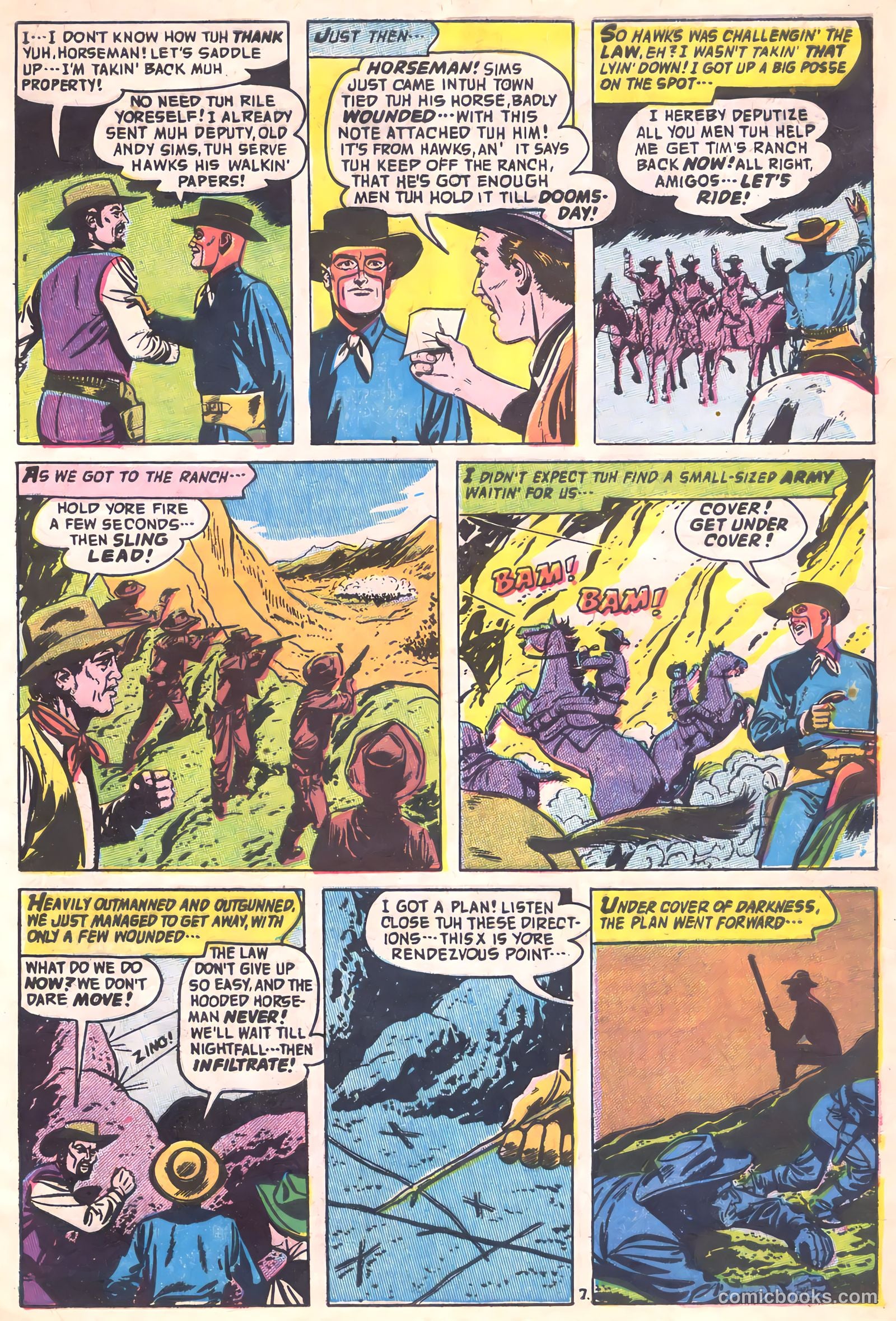 The Hooded Horseman #22 — page 9 of 36