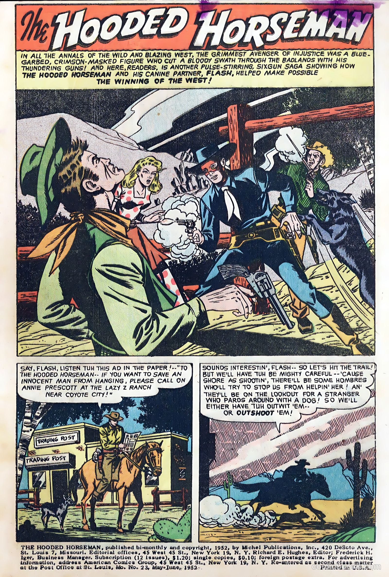 The Hooded Horseman #23 — page 3 of 36