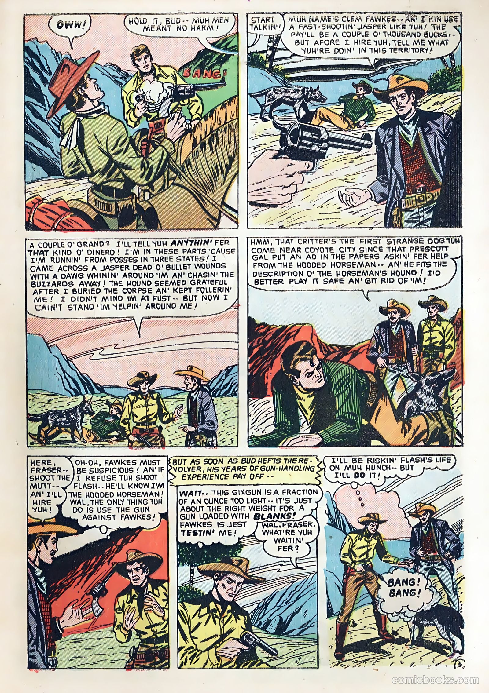 The Hooded Horseman #23 — page 5 of 36