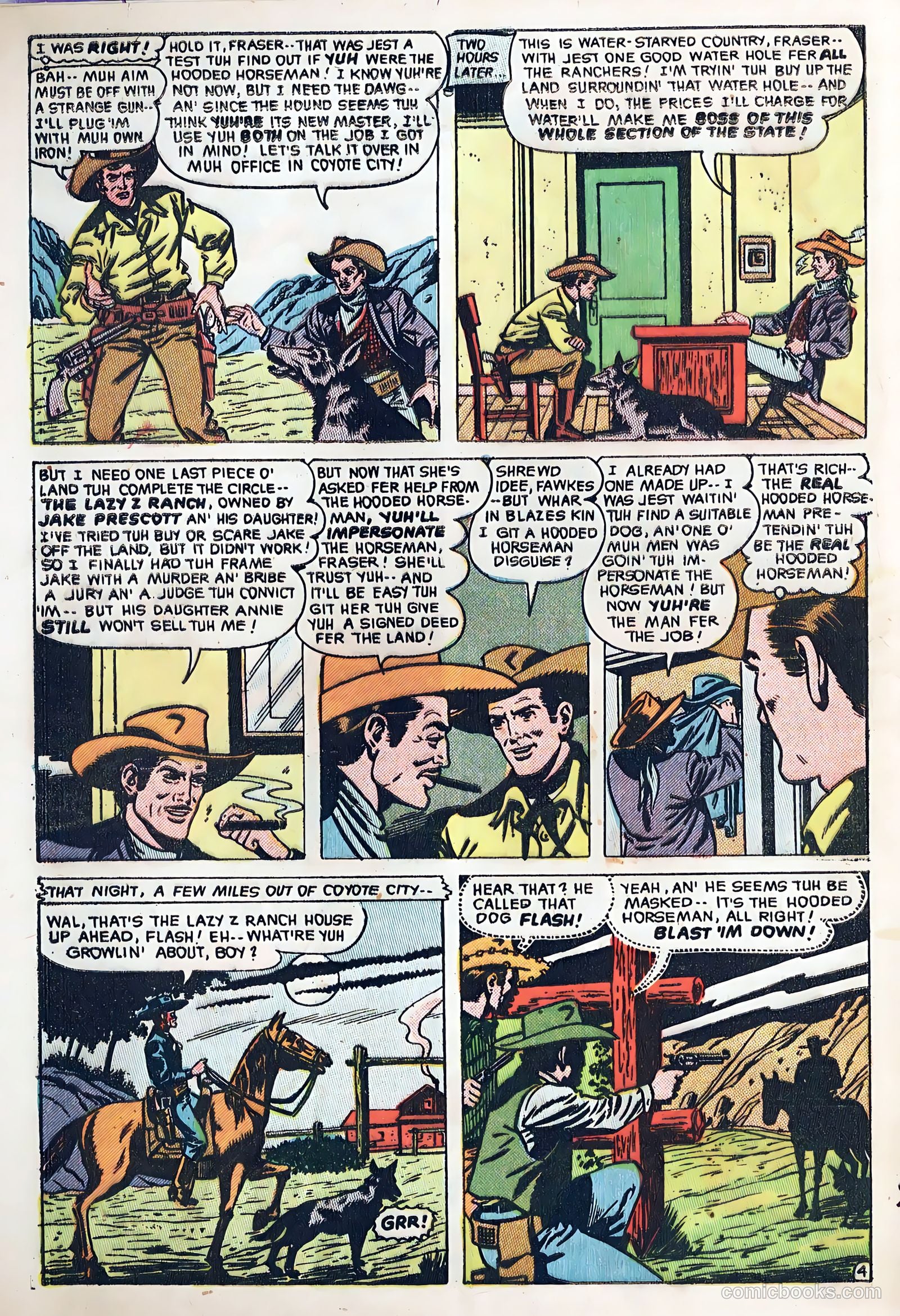 The Hooded Horseman #23 — page 6 of 36