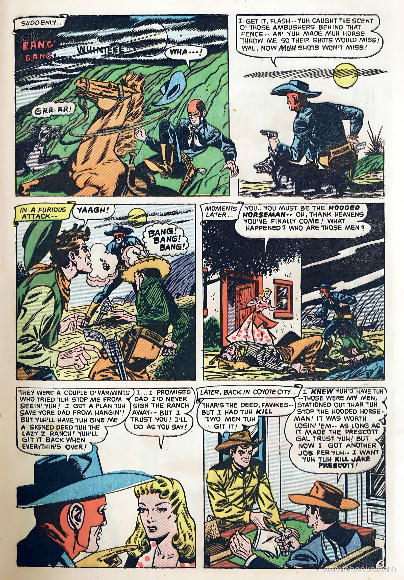 The Hooded Horseman #23 — page 7 of 36