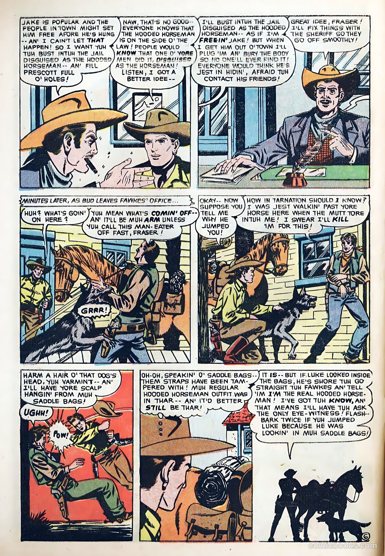 The Hooded Horseman #23 — page 8 of 36
