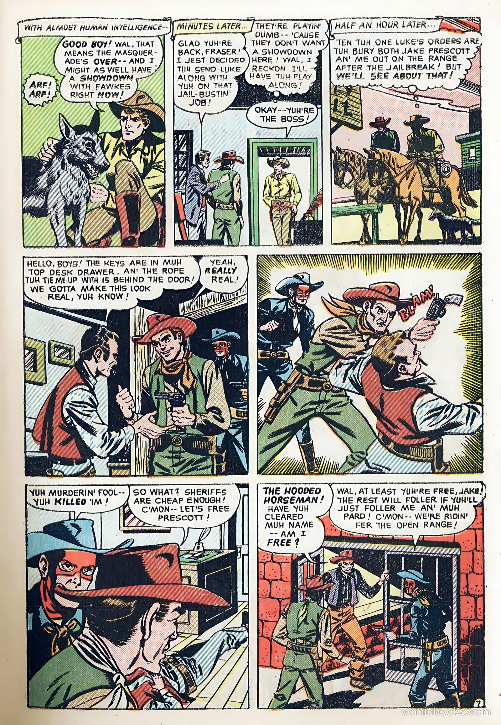 The Hooded Horseman #23 — page 9 of 36