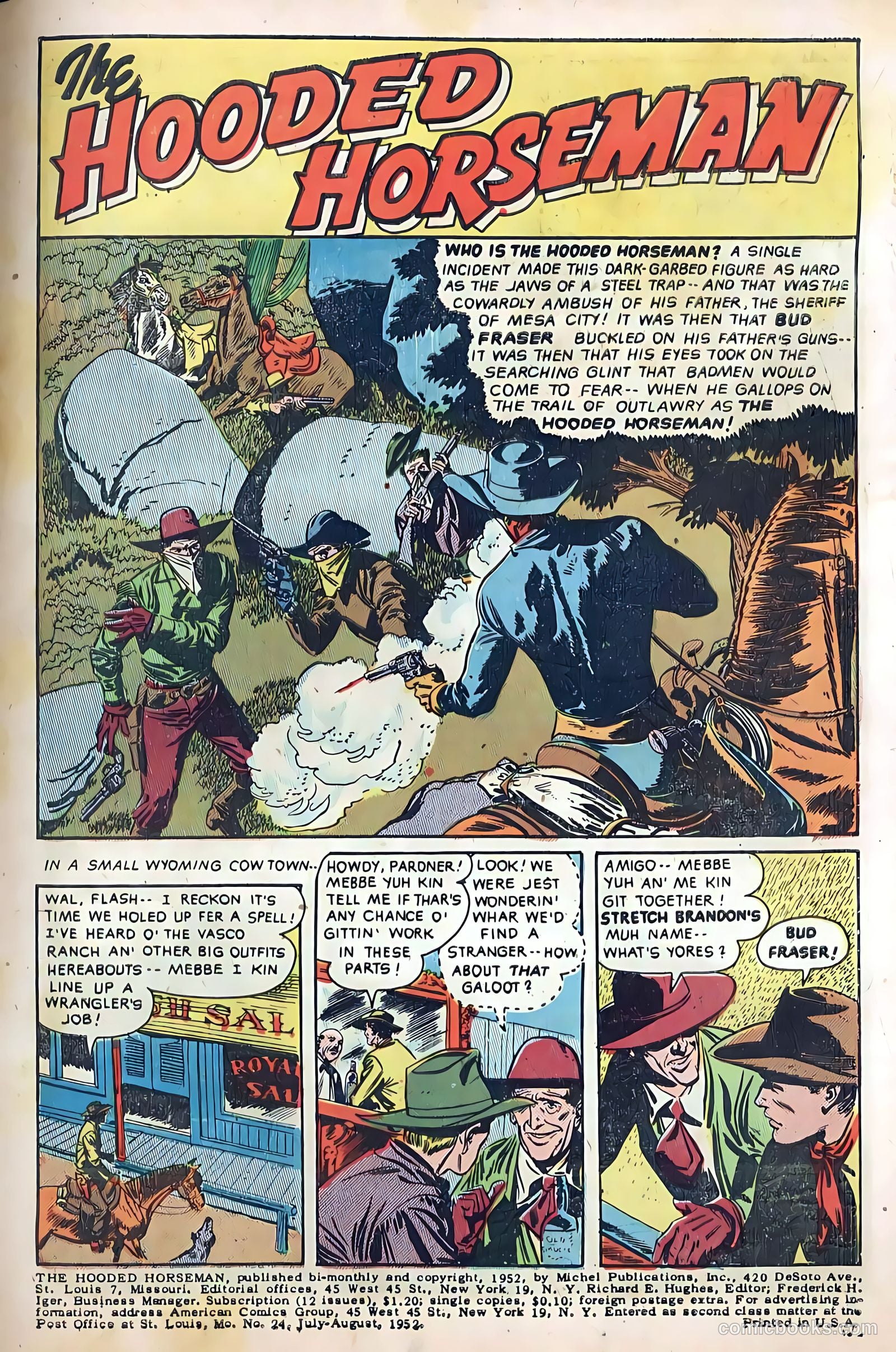 The Hooded Horseman #24 — page 3 of 36