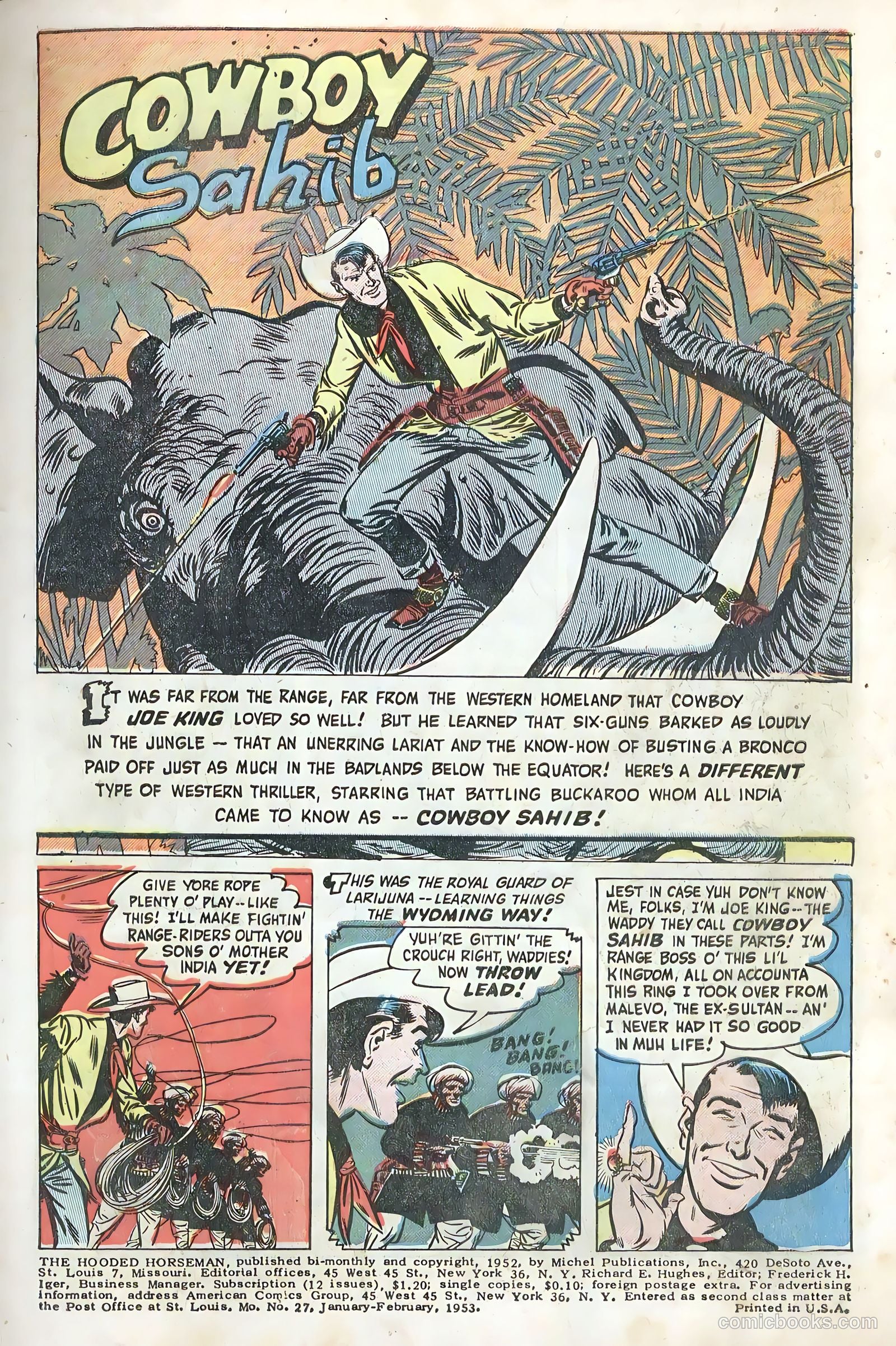 The Hooded Horseman #27 — page 3 of 36
