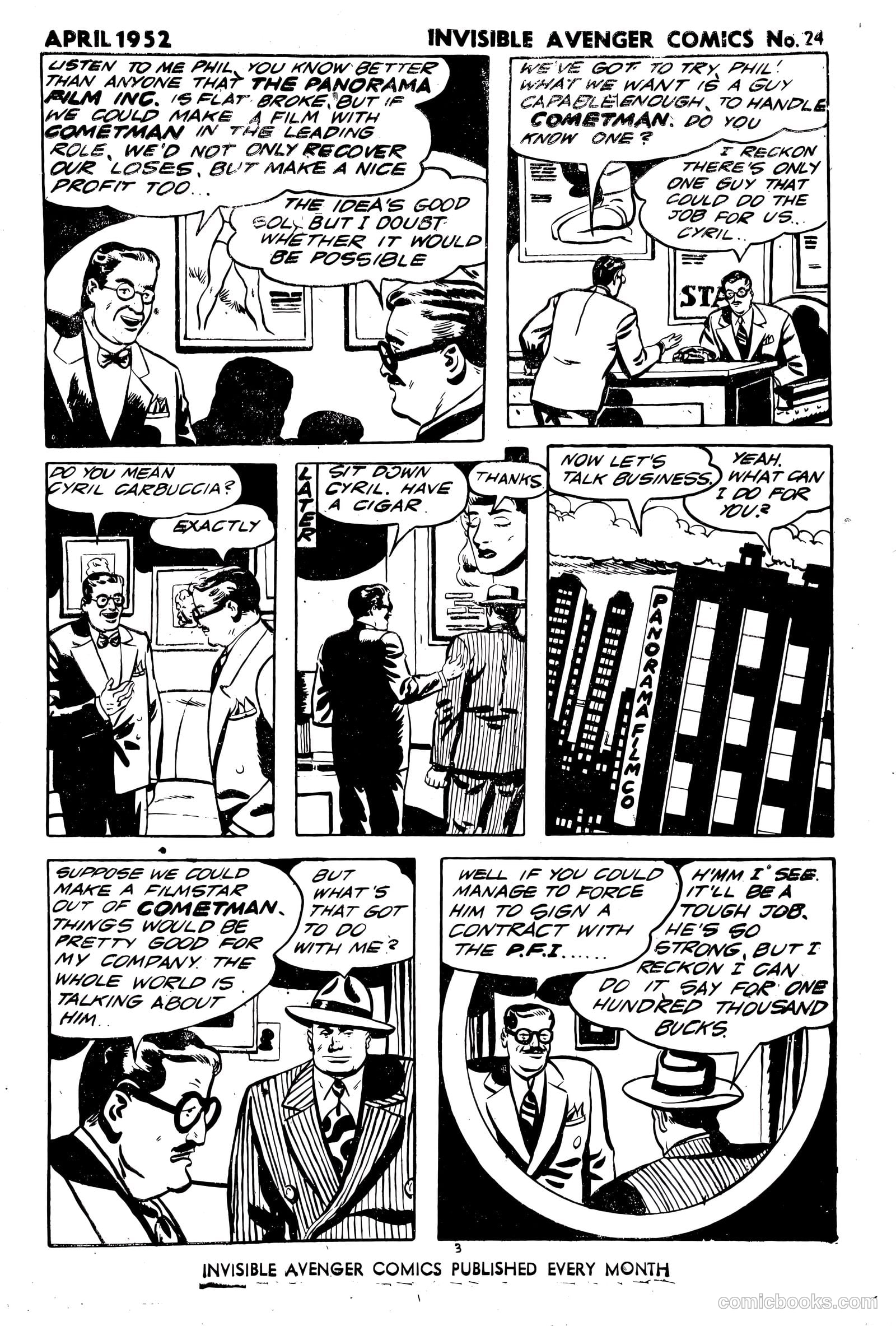The Invisible Avenger #24 — page 3 of 24