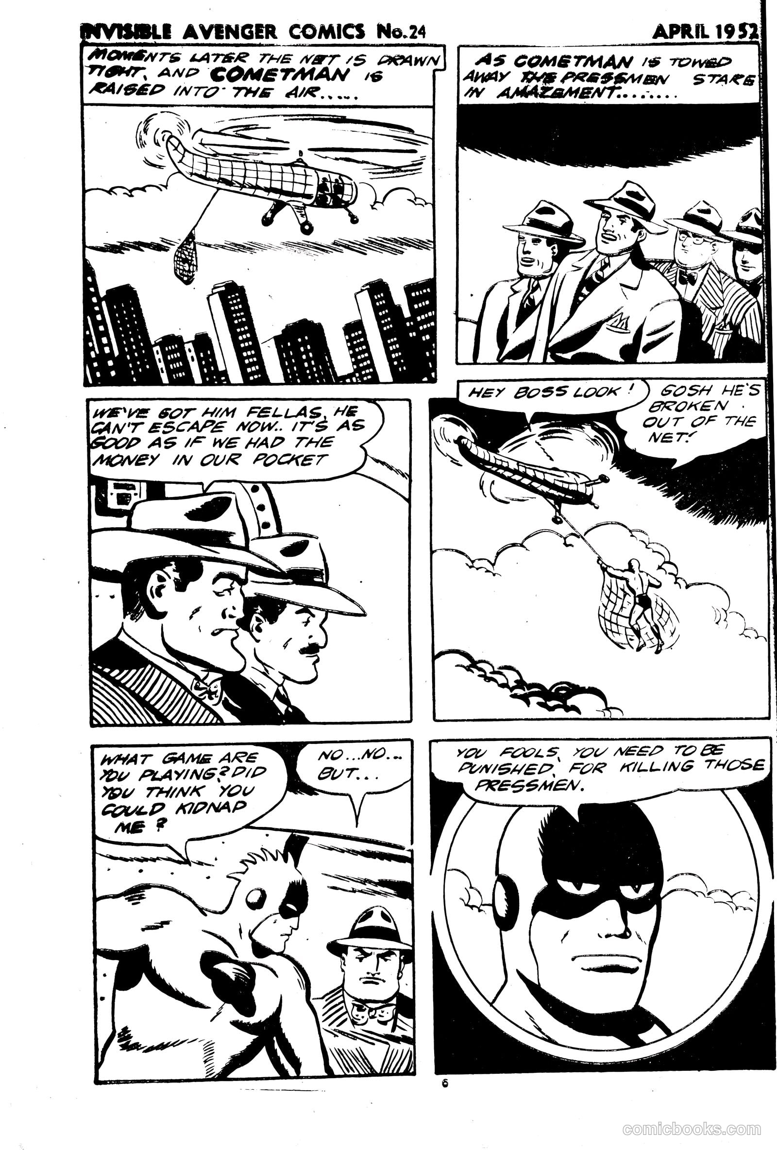 The Invisible Avenger #24 — page 6 of 24