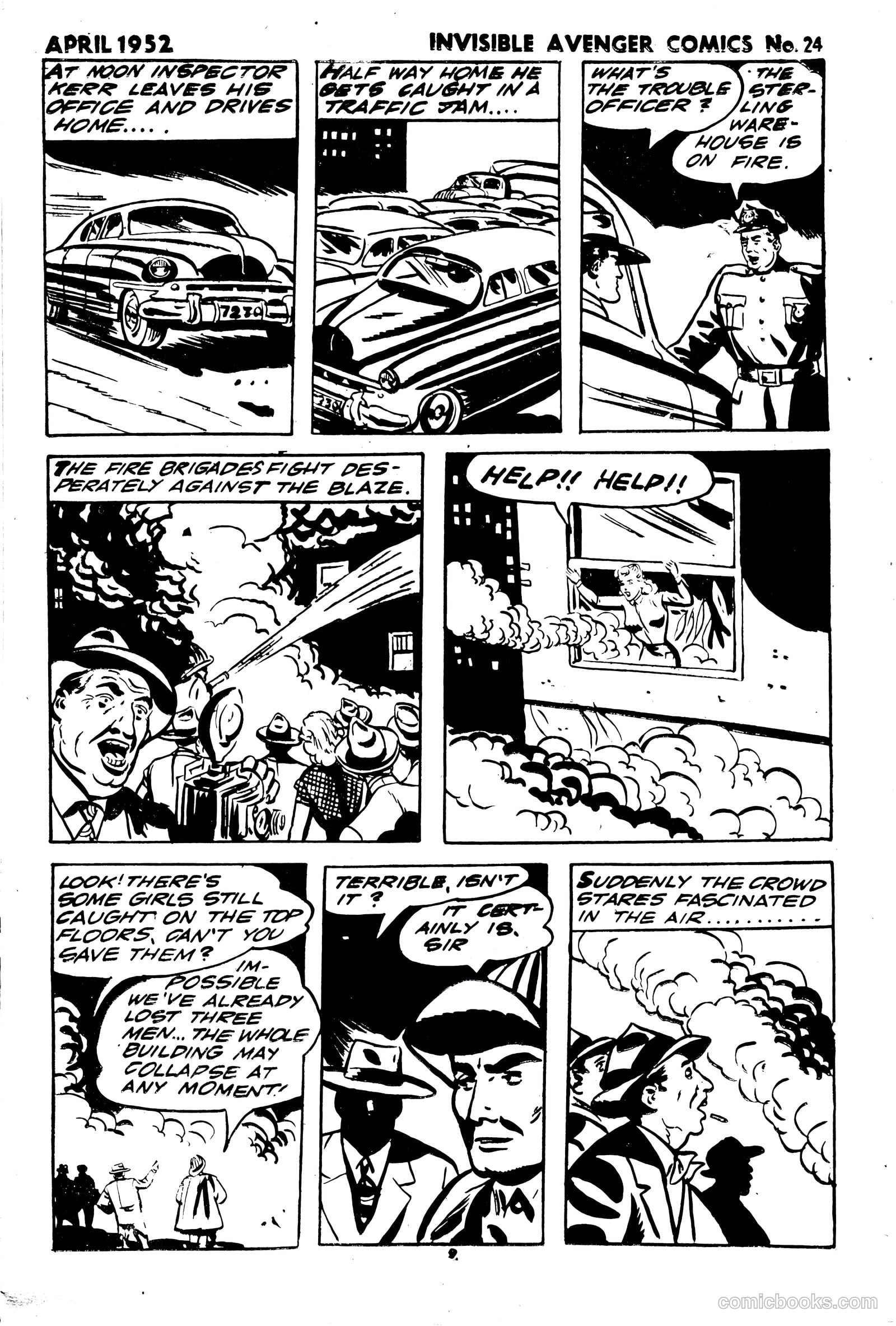 The Invisible Avenger #24 — page 9 of 24
