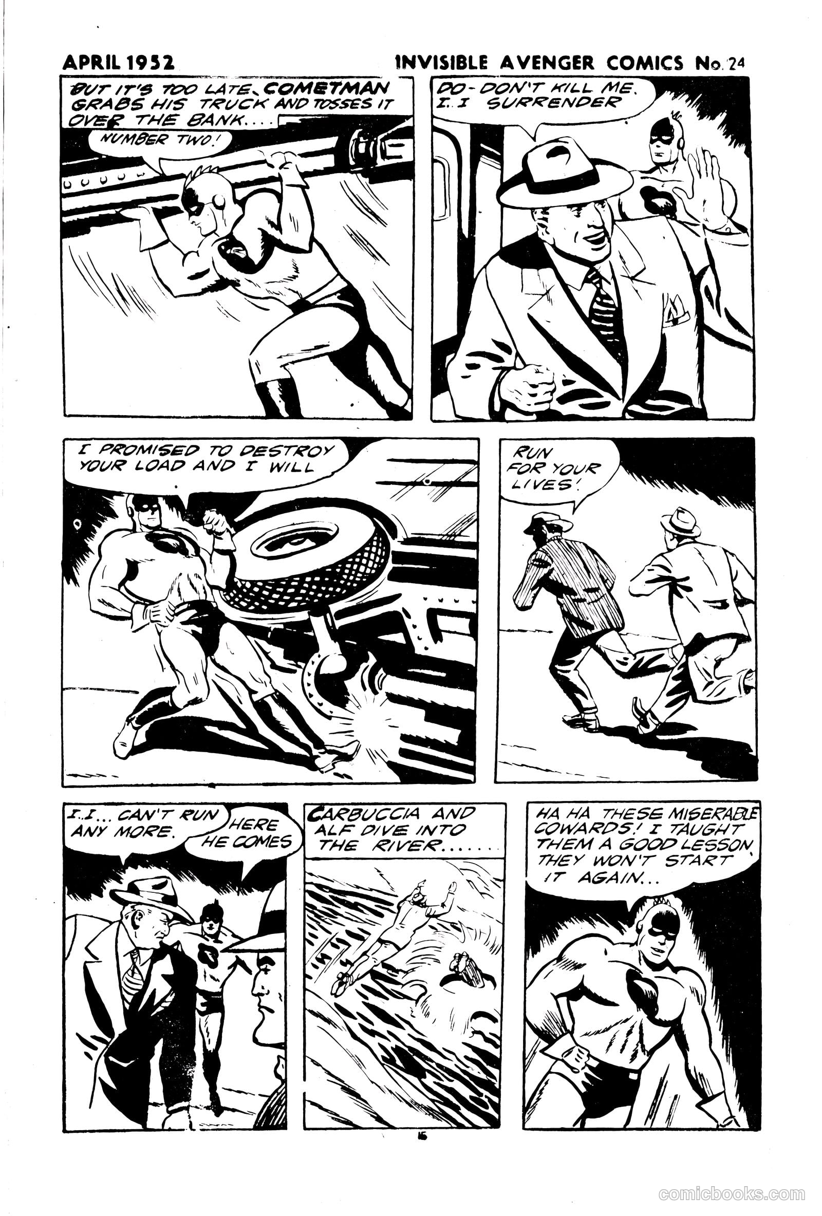 The Invisible Avenger #24 — page 15 of 24
