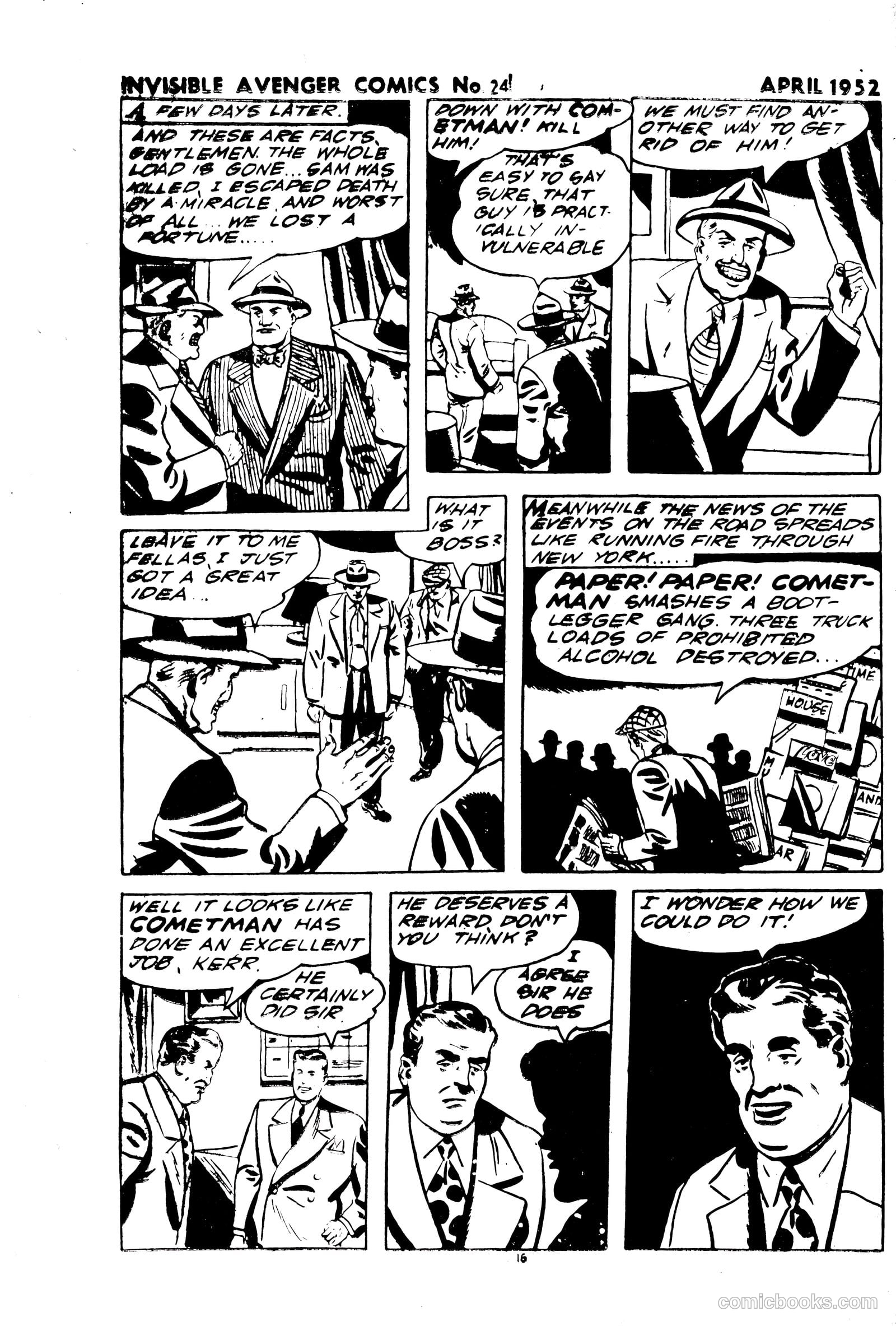 The Invisible Avenger #24 — page 16 of 24
