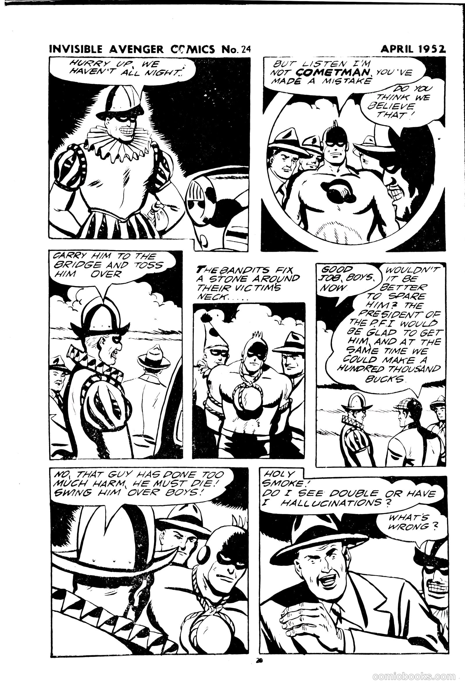 The Invisible Avenger #24 — page 20 of 24