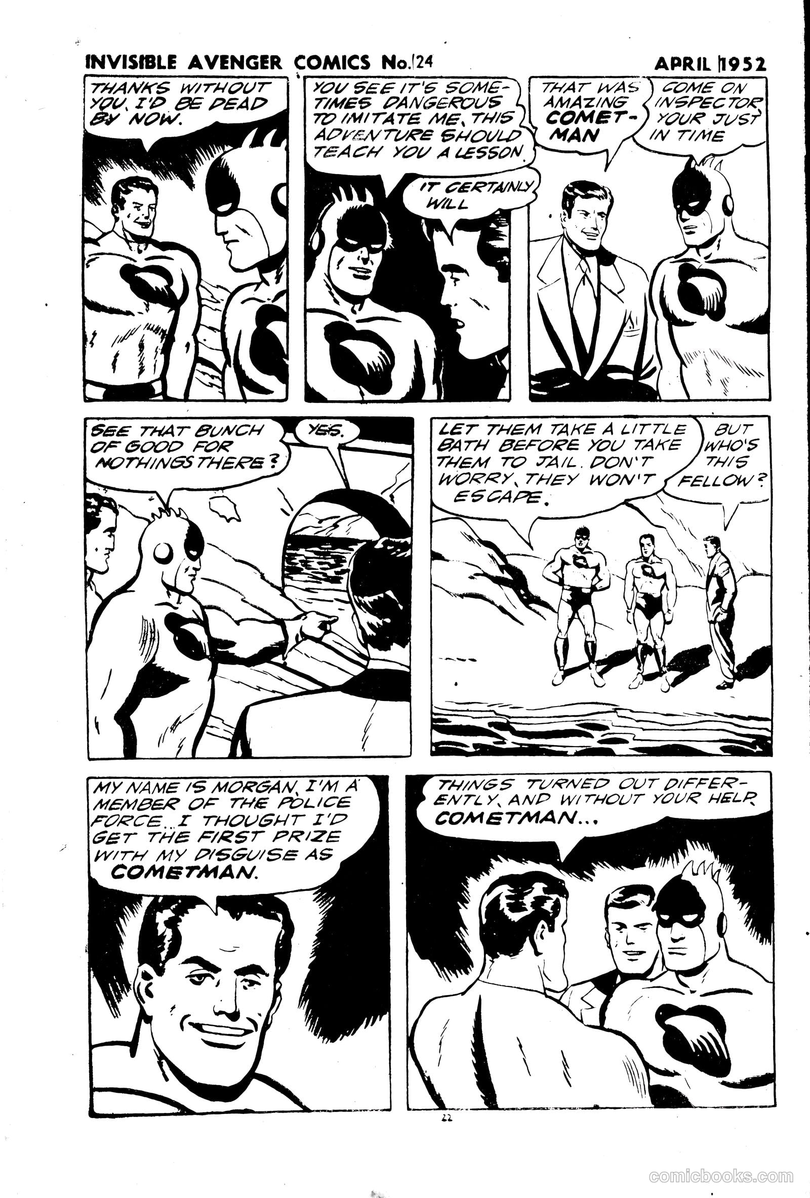 The Invisible Avenger #24 — page 22 of 24