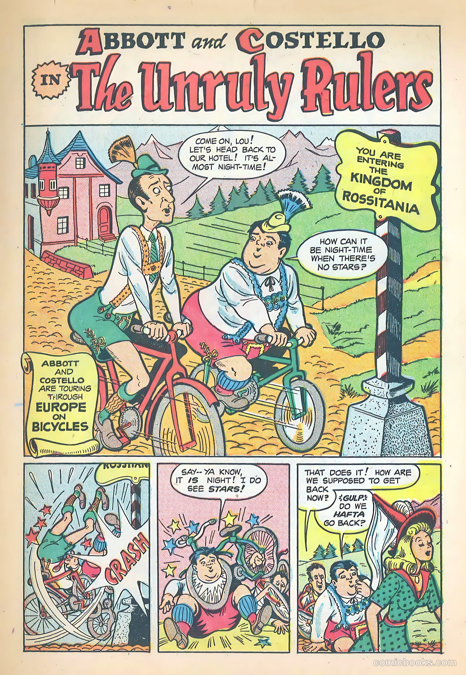 Abbott and Costello Comics #10 — page 3 of 36