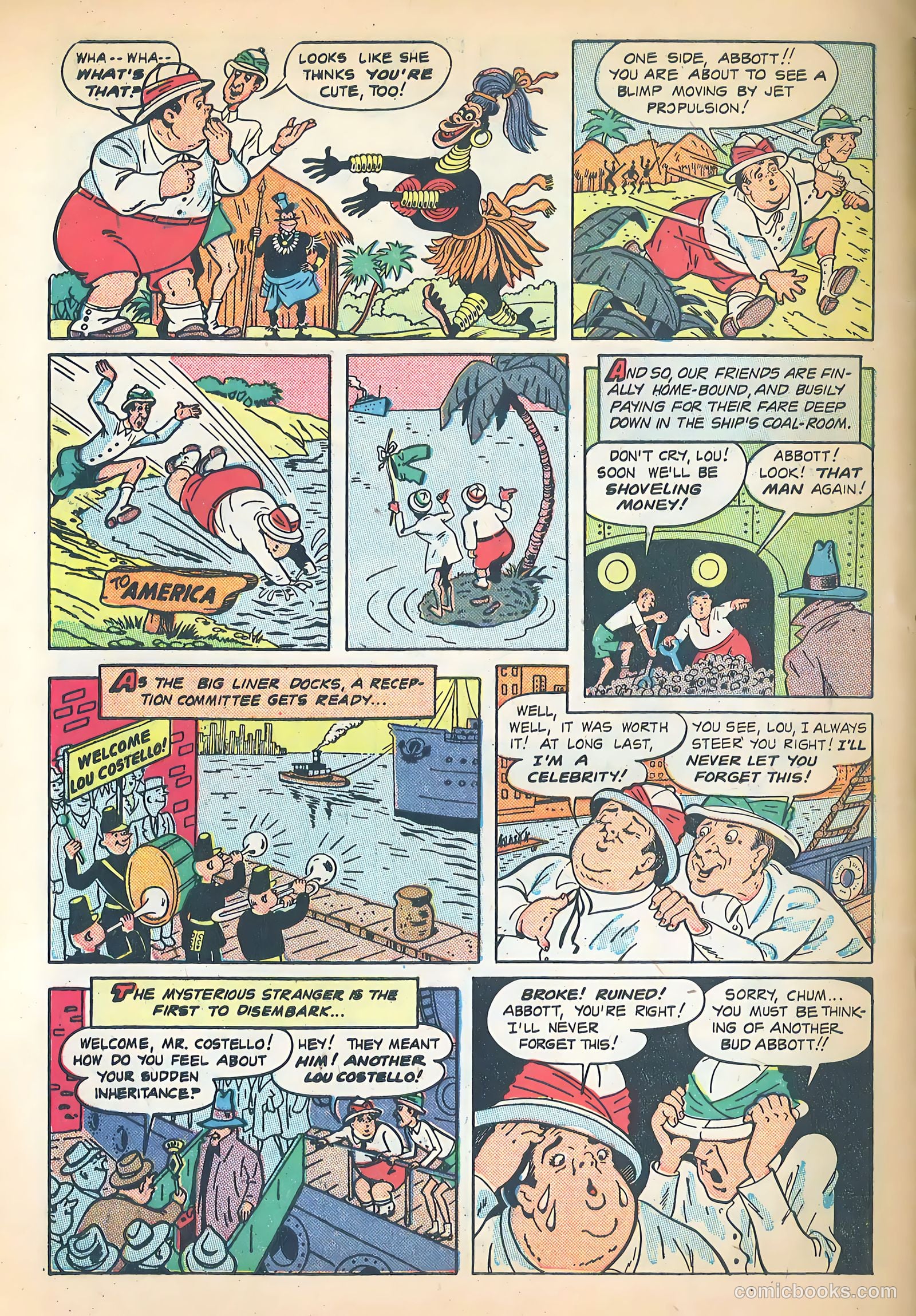 Abbott and Costello Comics #10 — page 34 of 36