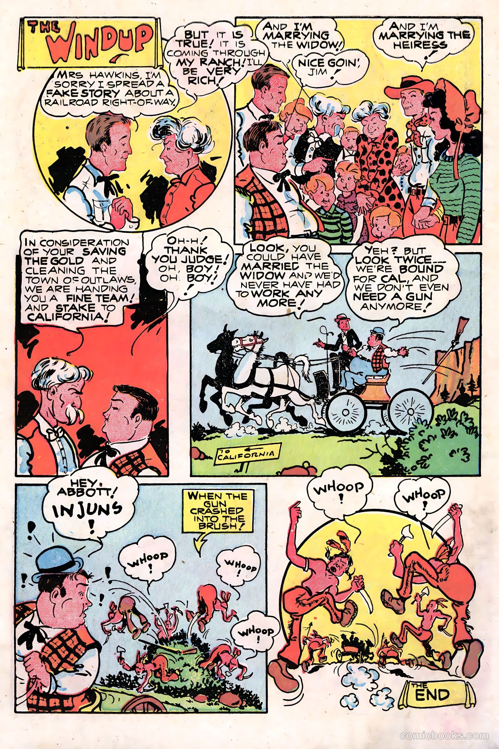 Abbott and Costello Comics #12 — page 34 of 36