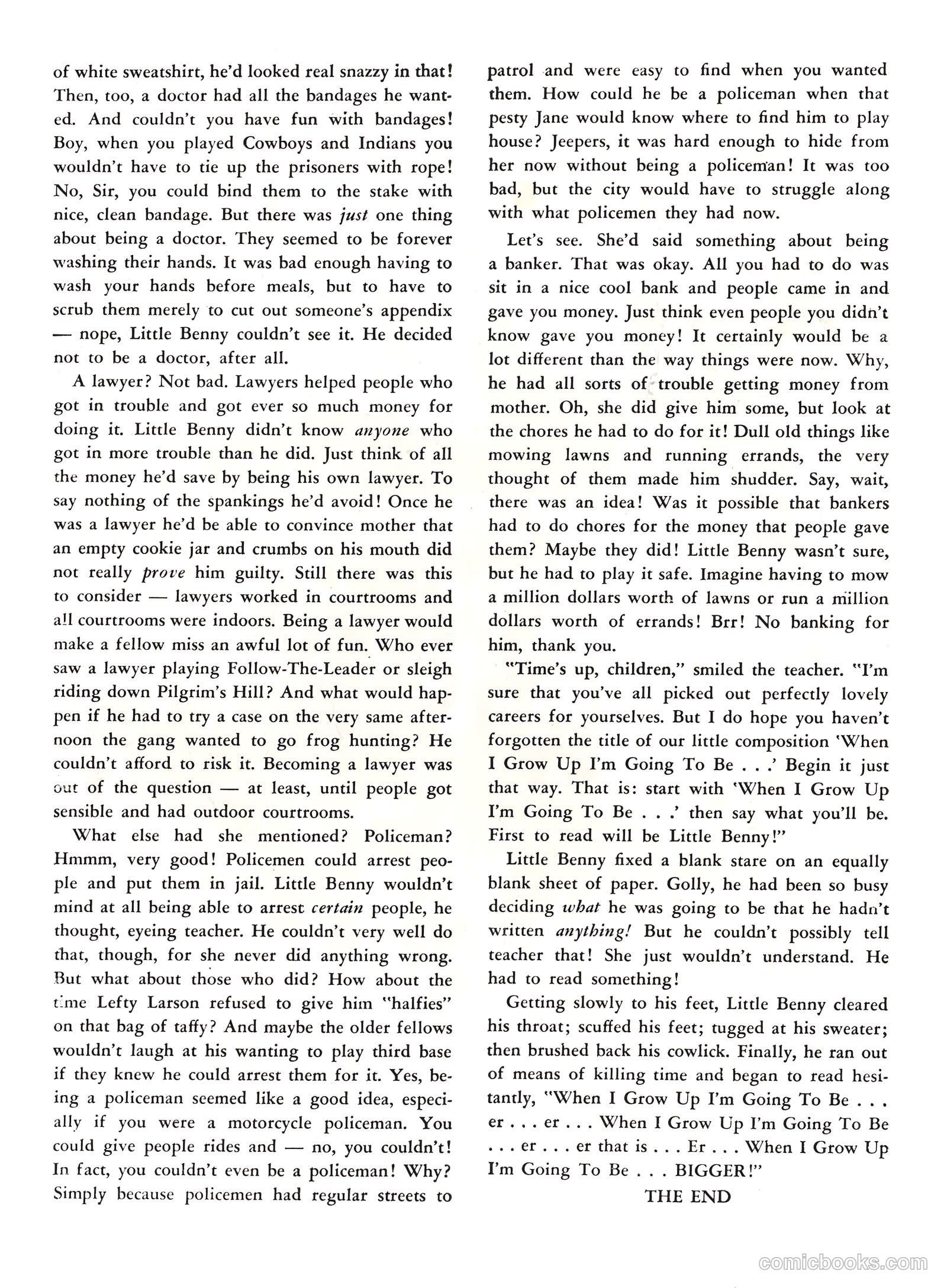 Abbott and Costello Comics #12 — page 35 of 36