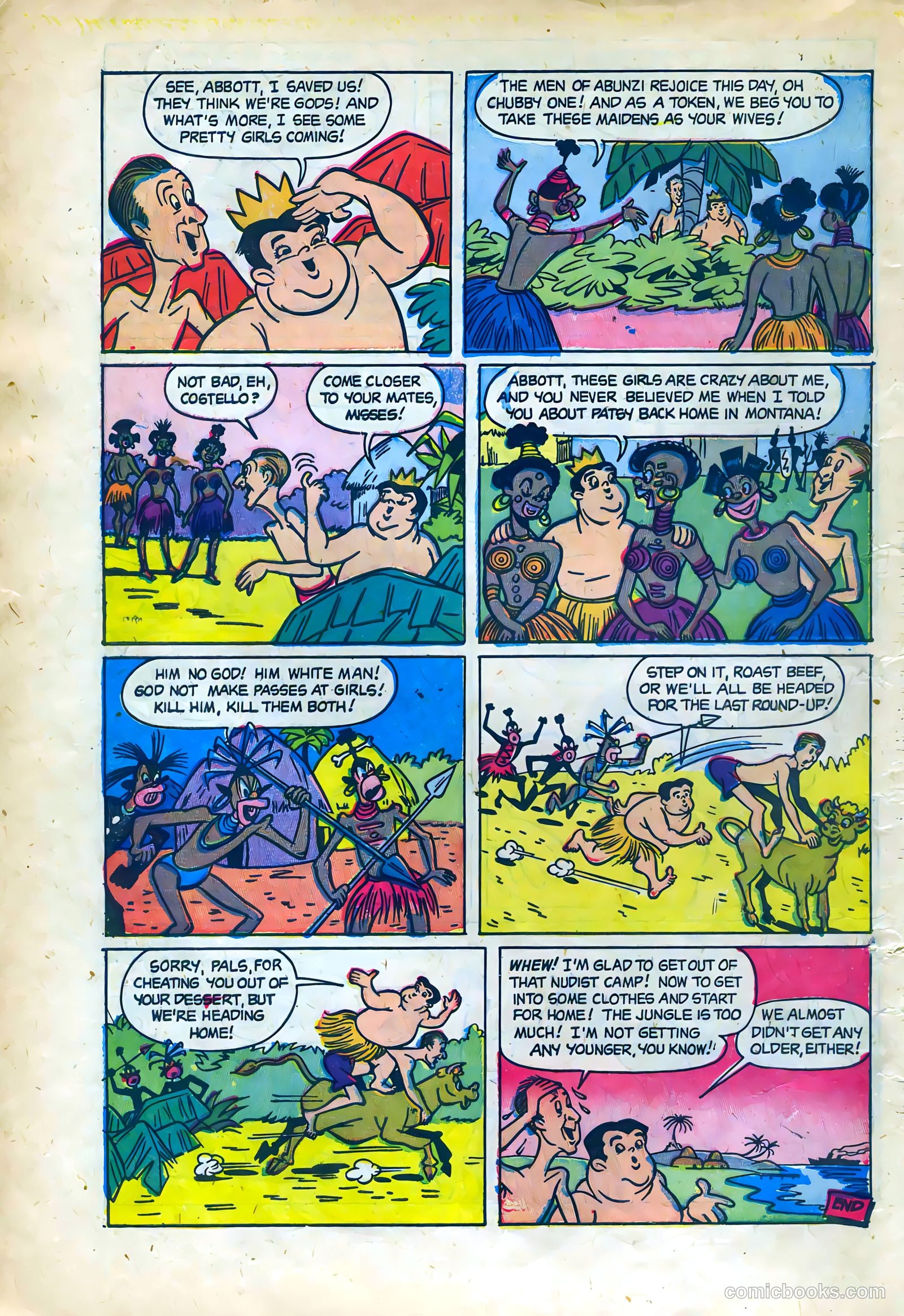 Abbott and Costello Comics #18 — page 10 of 36