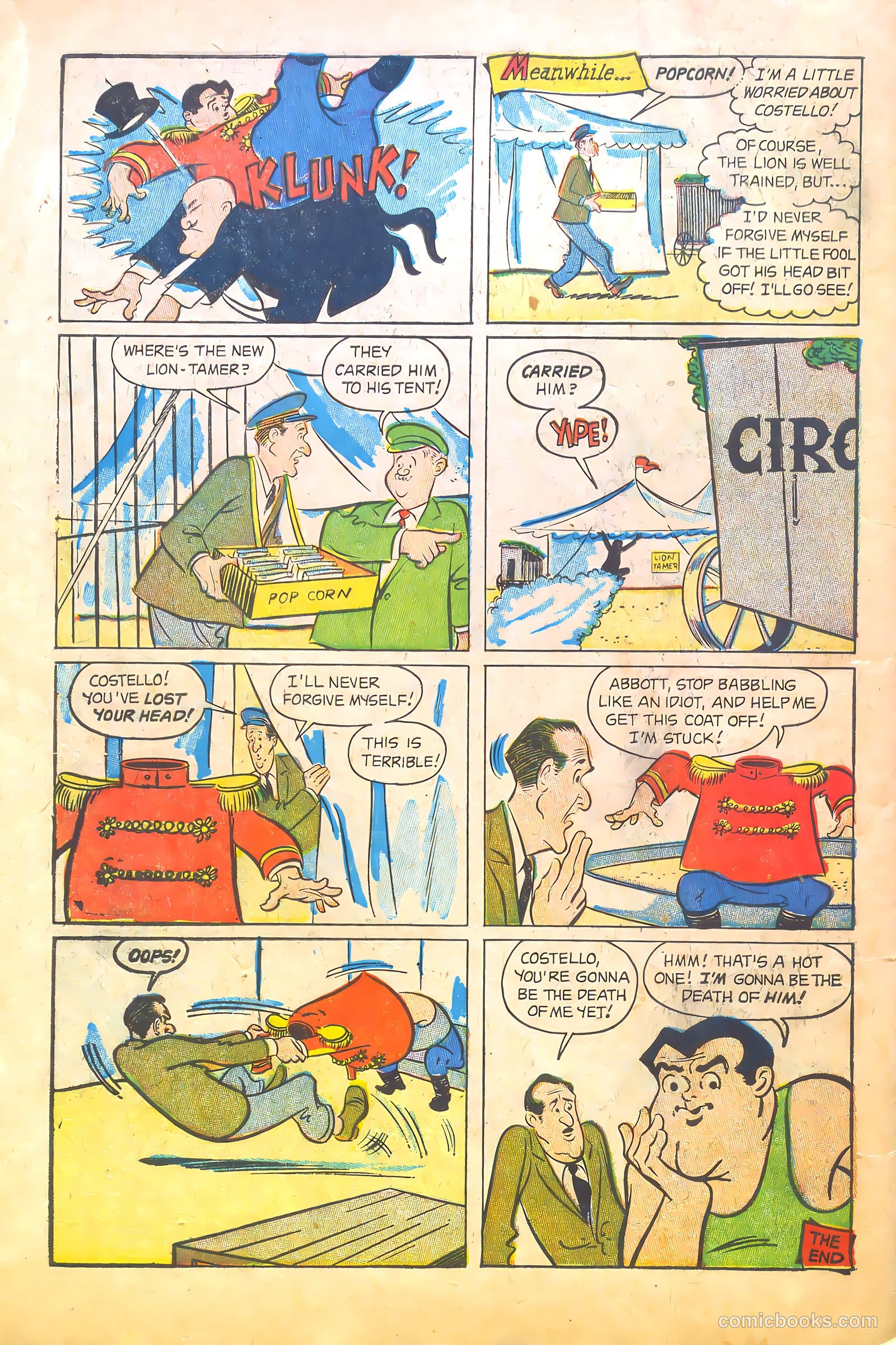 Abbott and Costello Comics #20 — page 34 of 36