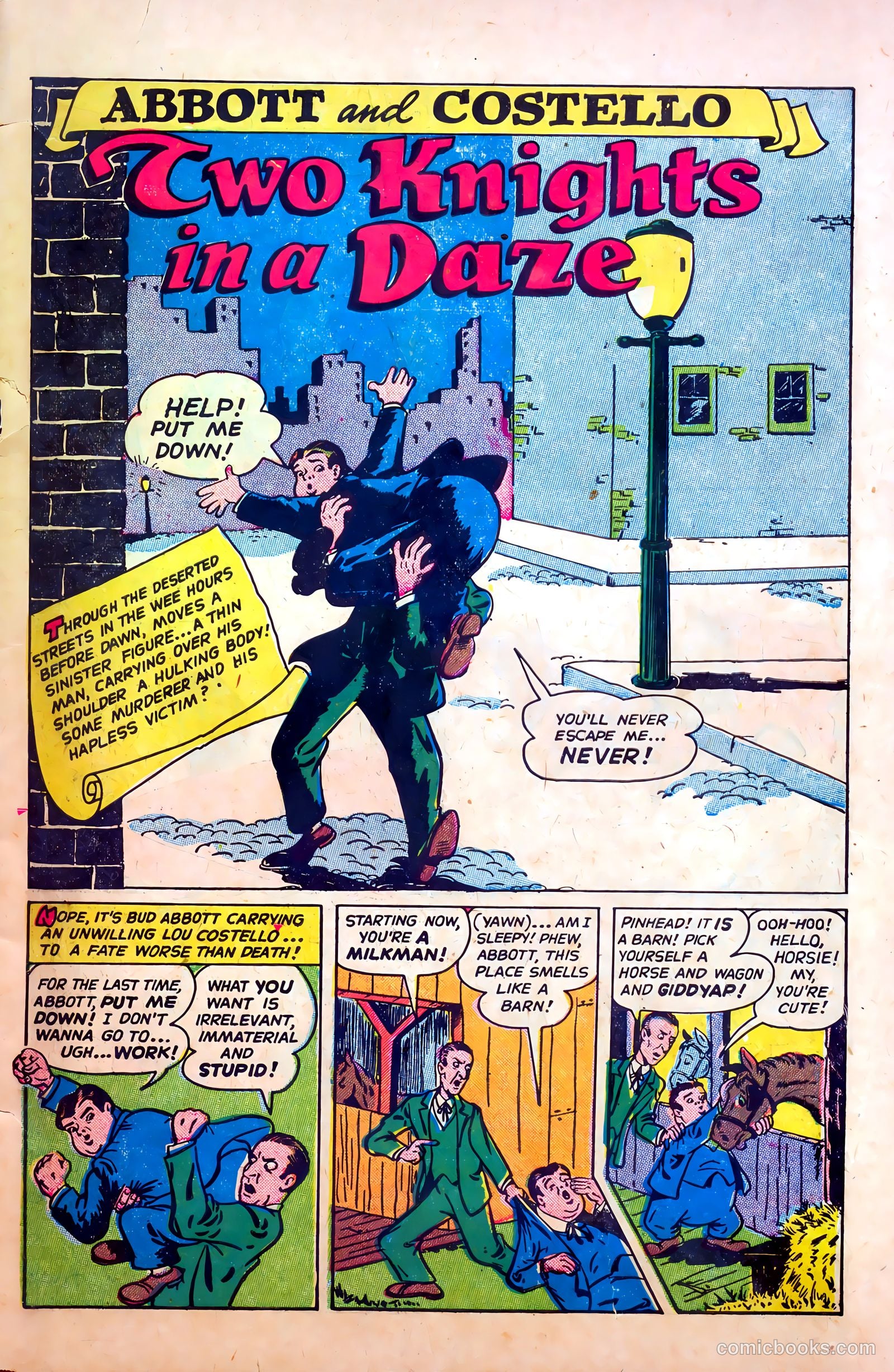 Abbott and Costello Comics #29 — page 3 of 36