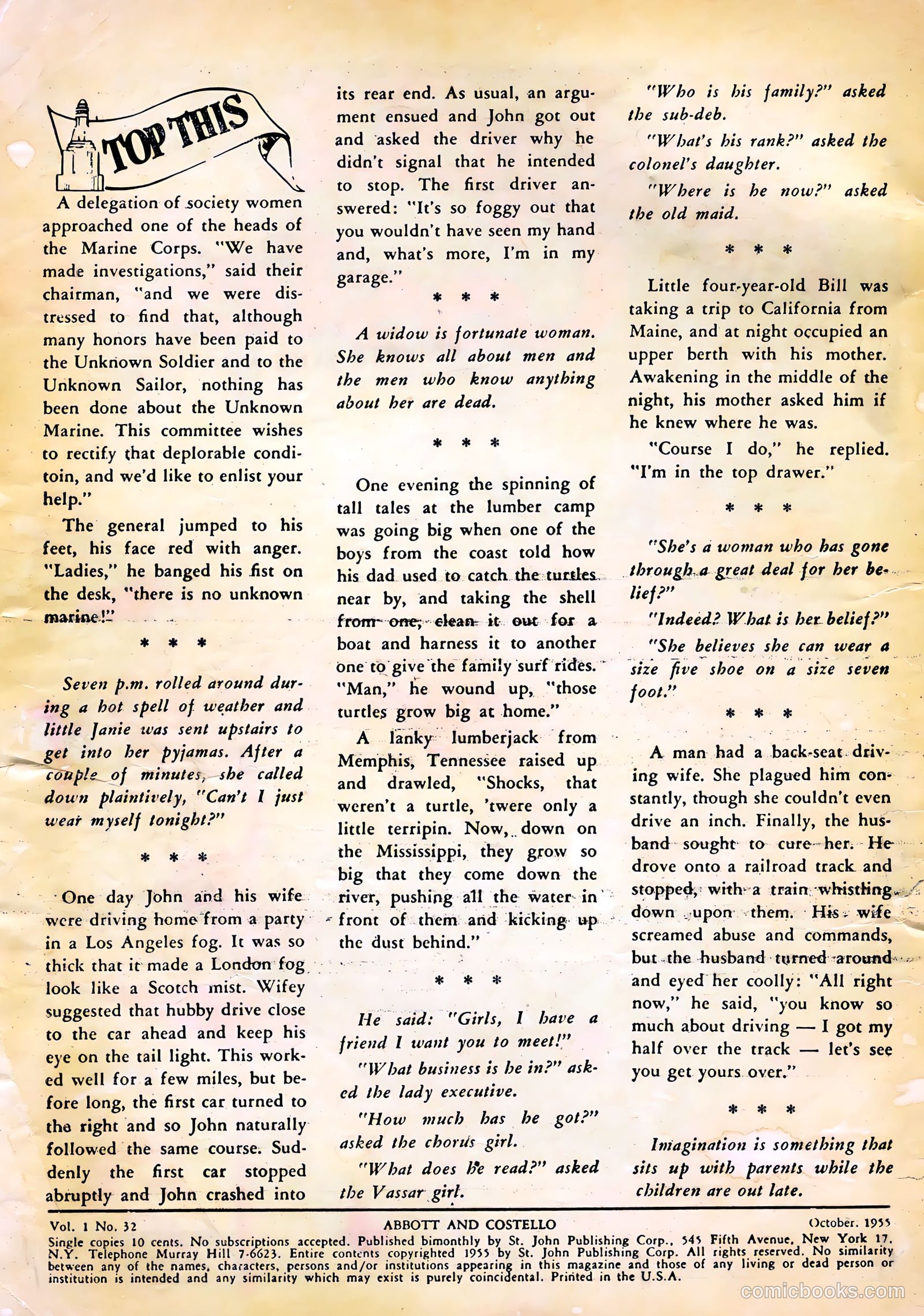 Abbott and Costello Comics #32 — page 2 of 36